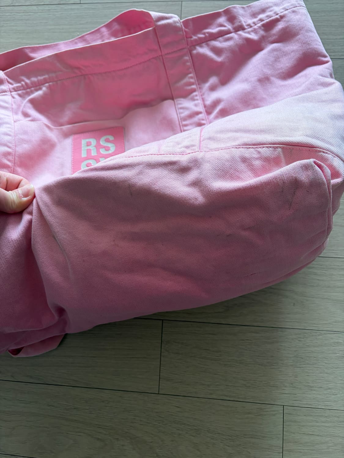 라프시몬스 데님 토트백 상품이미지2