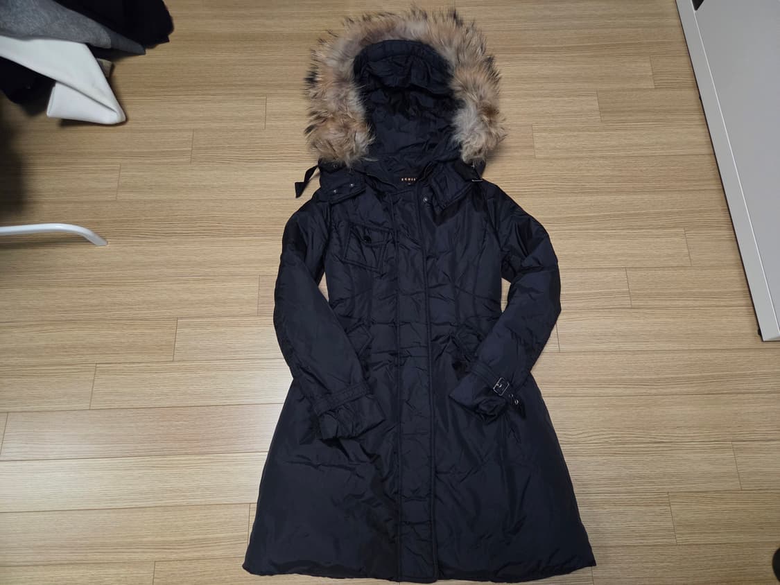 에고이스트 라쿤퍼 롱 패딩 점퍼 상품이미지1