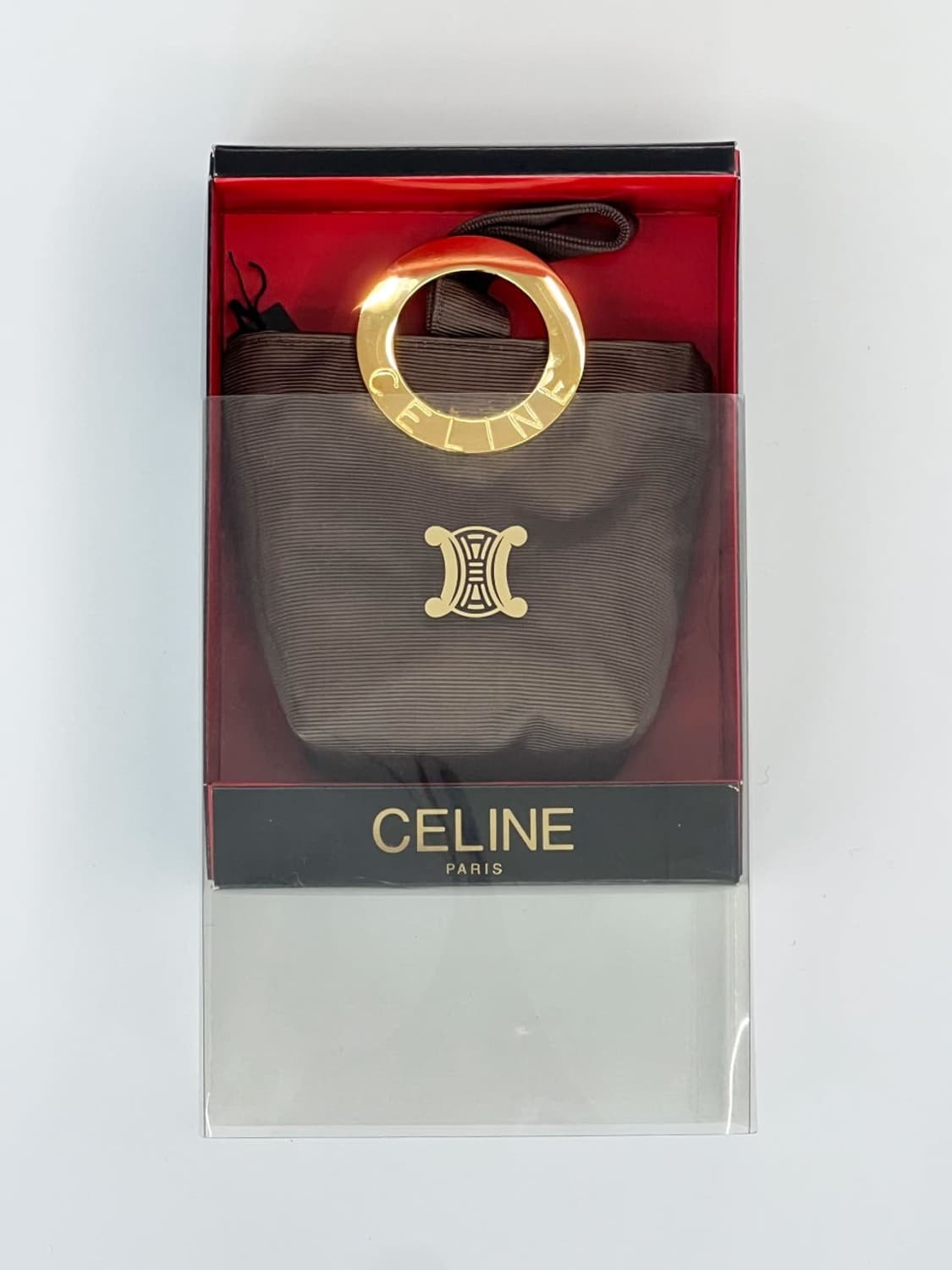 [새상품] celine / 셀린느 써클 링 브라운 미니 파우치  상품이미지2