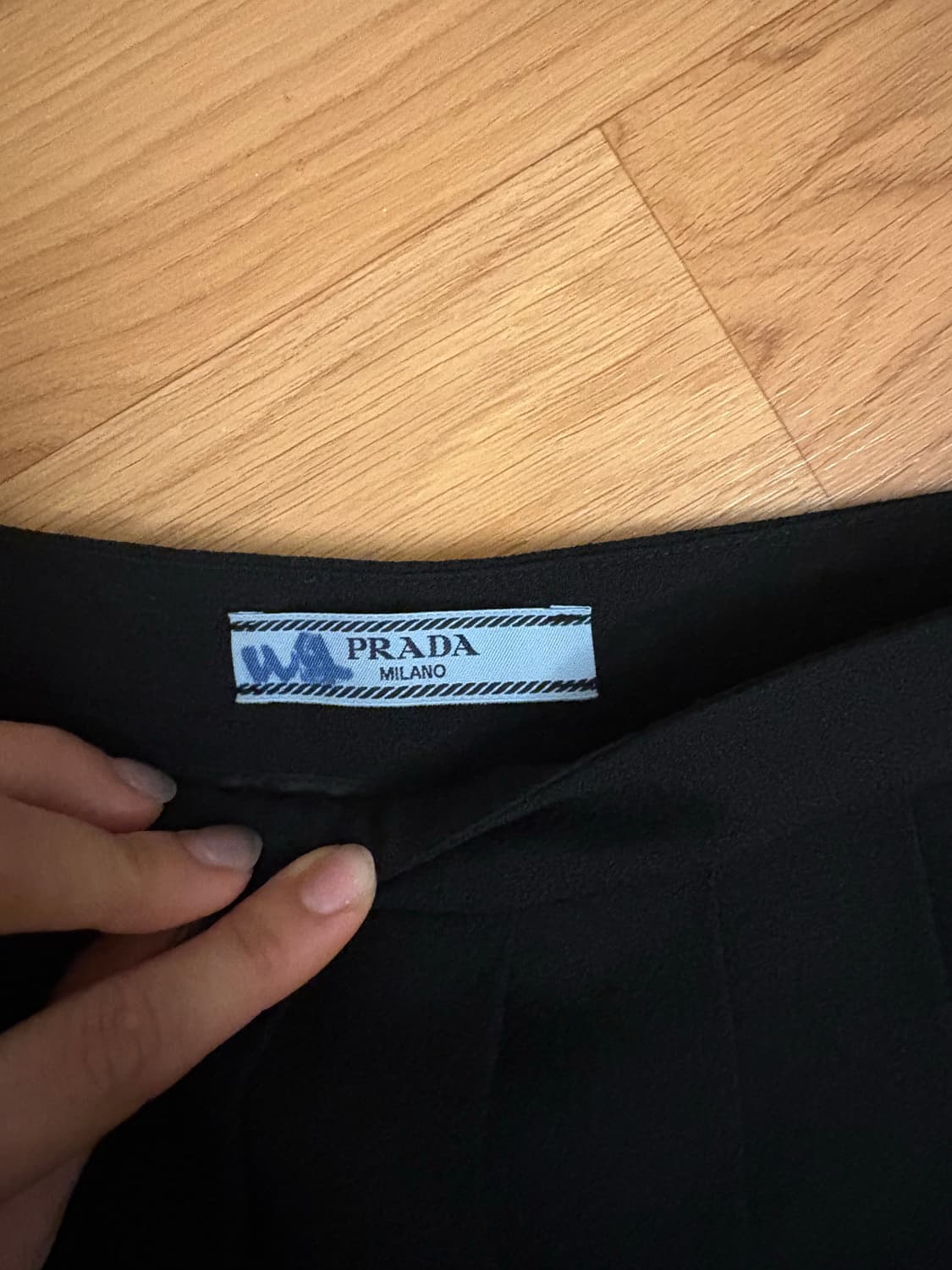 빈티지 프라다 미디 플리츠스커트  상품이미지2