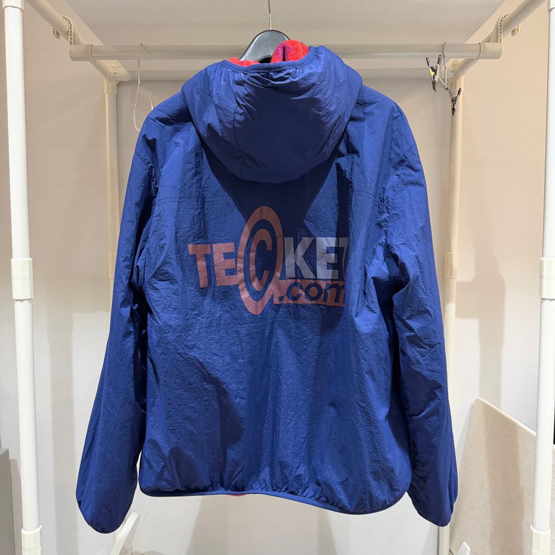 테켓 위켄드 리버시블 플리스 자켓 레드 (M) 상품이미지5