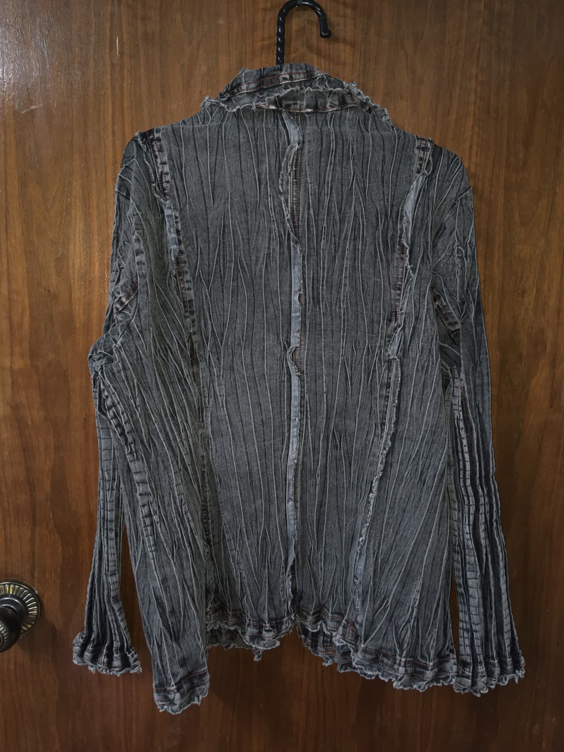 링클 워싱 데님 자켓 상품이미지8