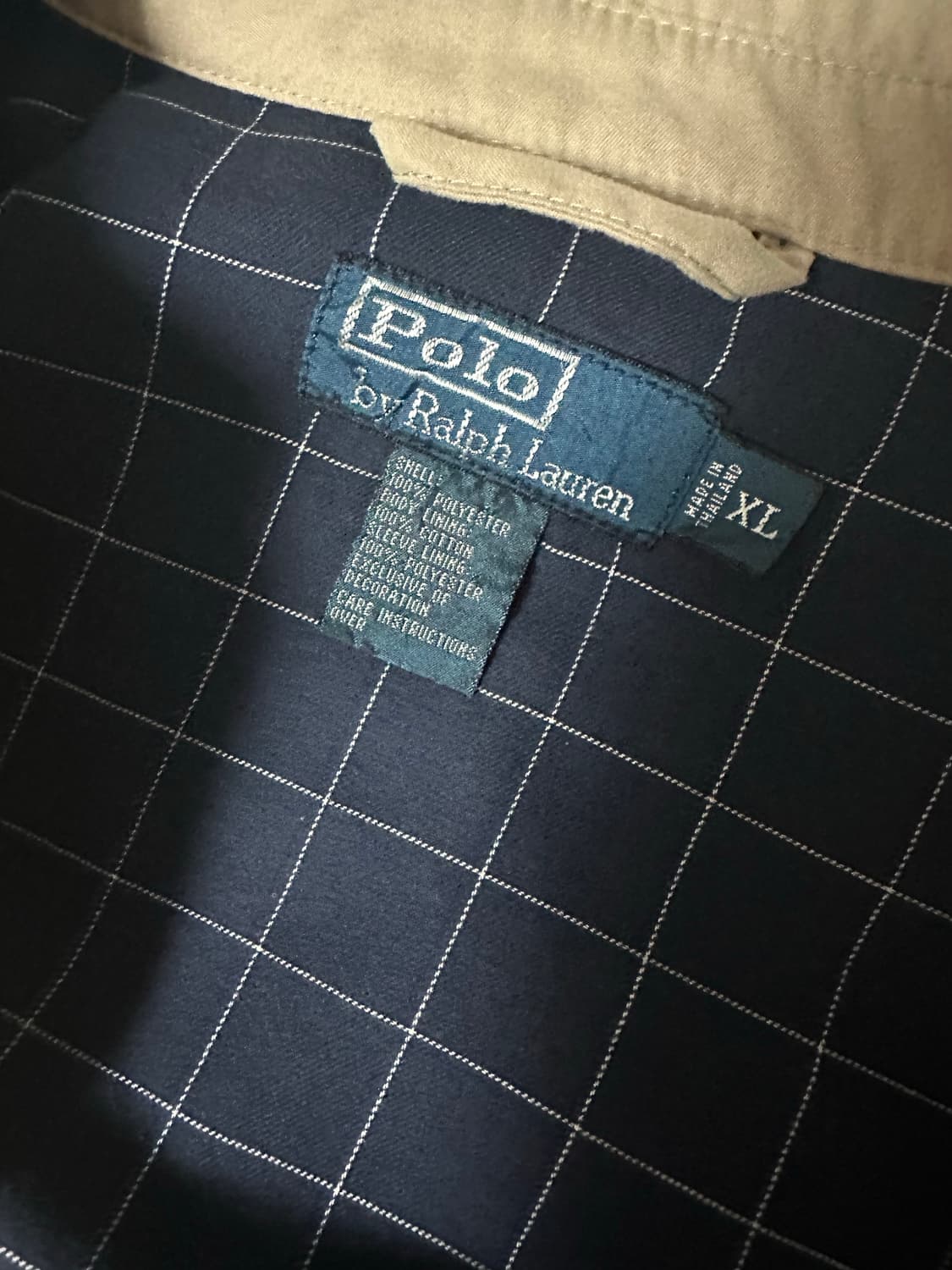 빈티지 폴로 스윙탑 블루종 자켓 XL 상품이미지3