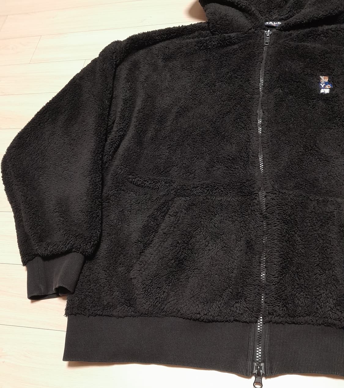 💥예일 후리스 집업 후드 블랙 (XL)
 상품이미지4