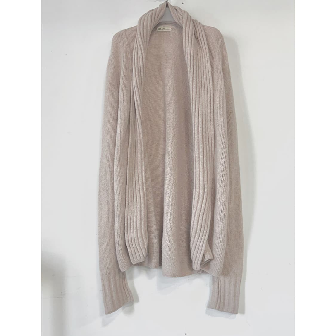 블루마린 앙고라 울 롱 가디건 상품이미지1