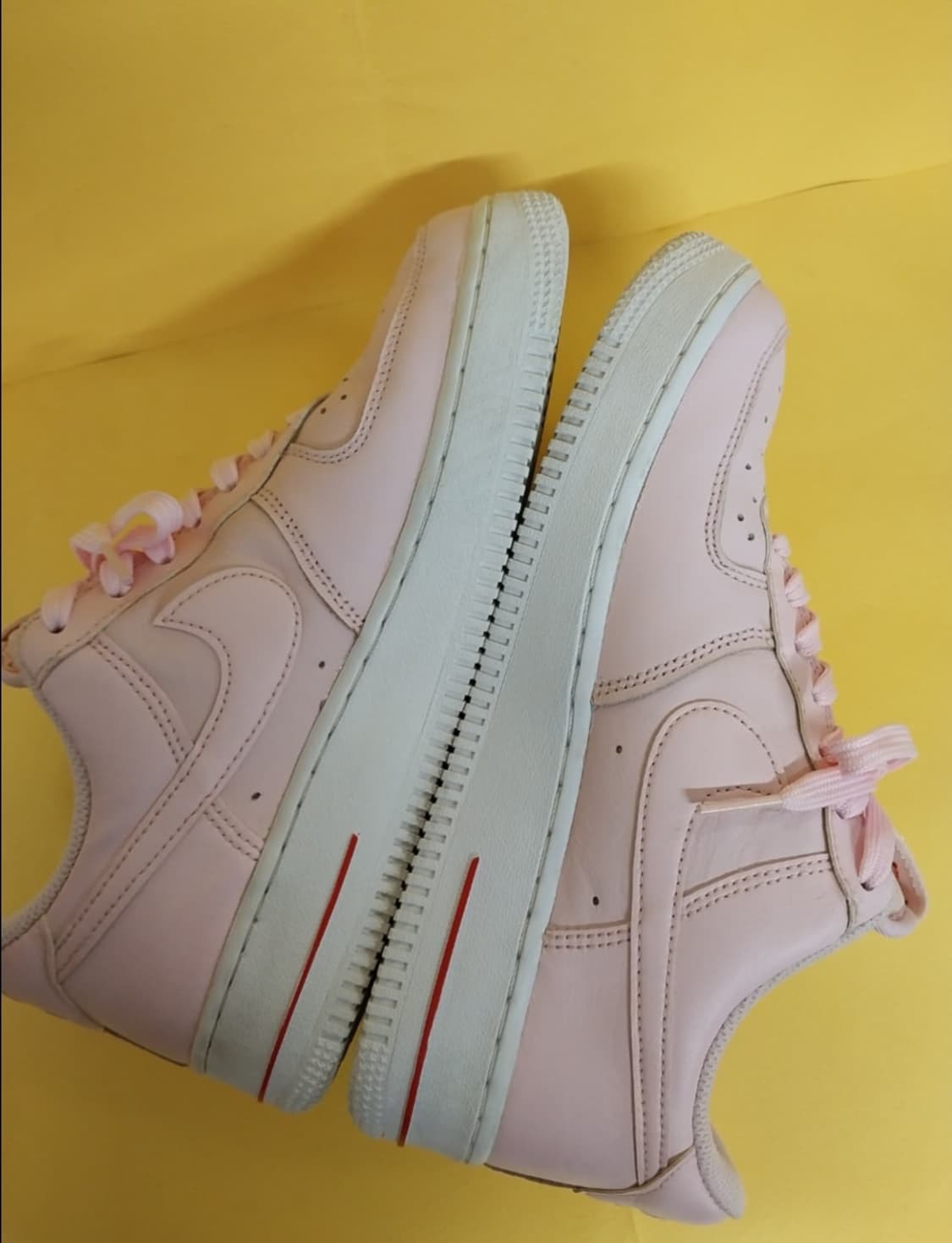 남성 나이키 에어포스1 07 LX 핑크로즈 운동화 (250) 상품이미지7