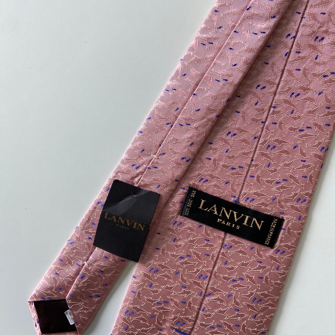 택달린 미사용품 랑방 정품 명품넥타이 (LANVIN) 상품이미지4