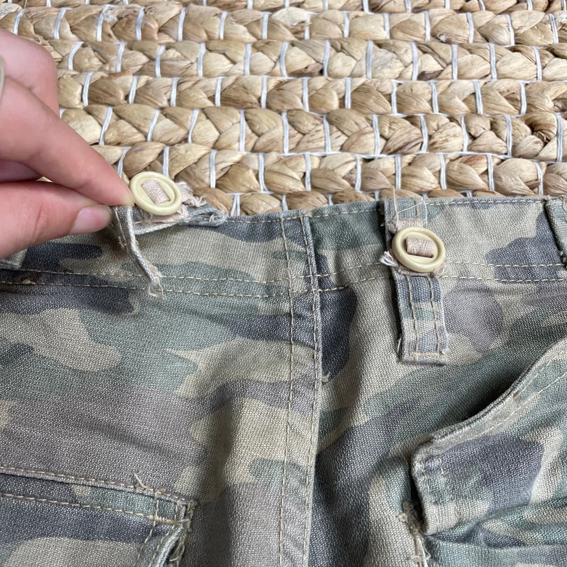 2000s 퀵실버 Japan 카모 반바지 상품이미지7