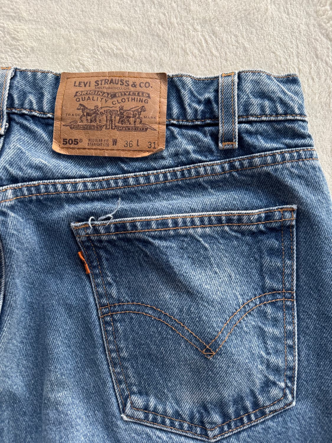 90s 리바이스 505 오랜지탭 상품이미지6