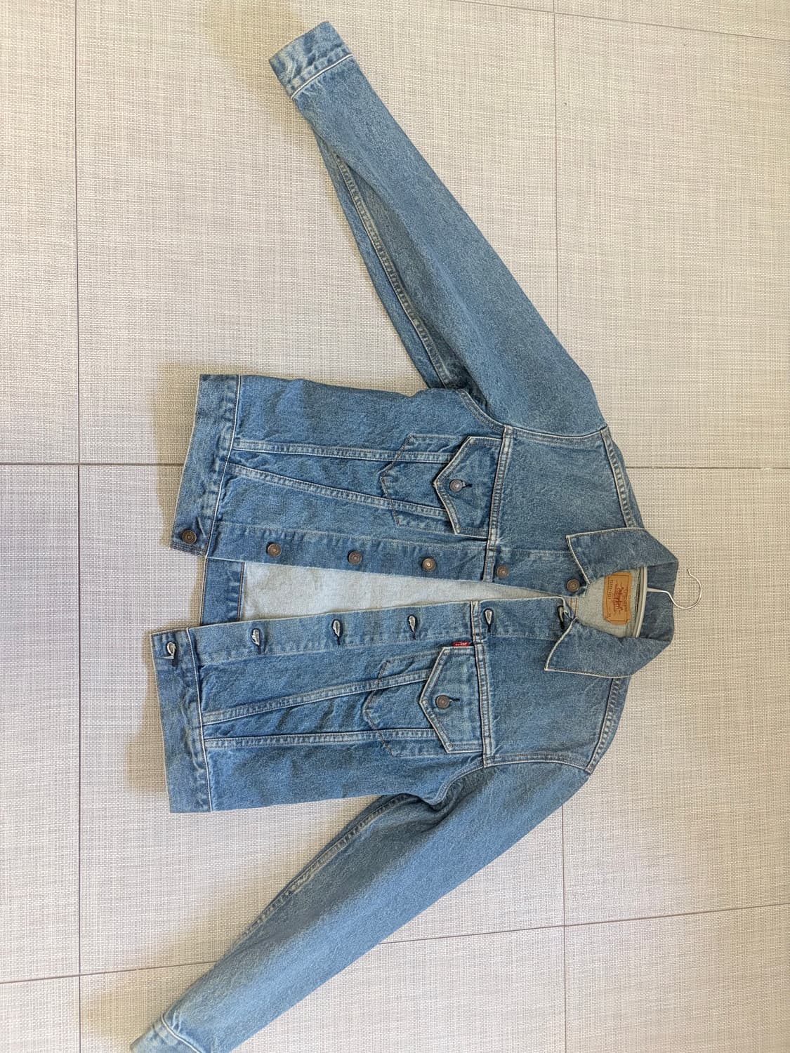 90s 리바이스 70505 빈티지 페이딩 타입3 트러커 데님자켓 N919 상품이미지1