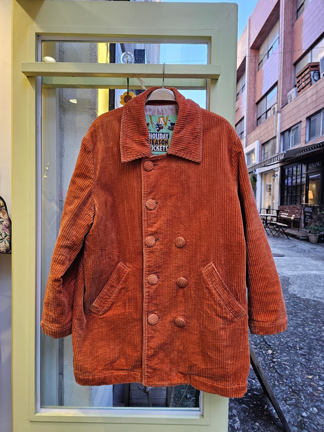A's Rabbit 오렌지 코듀로이 더블자켓 상품이미지4