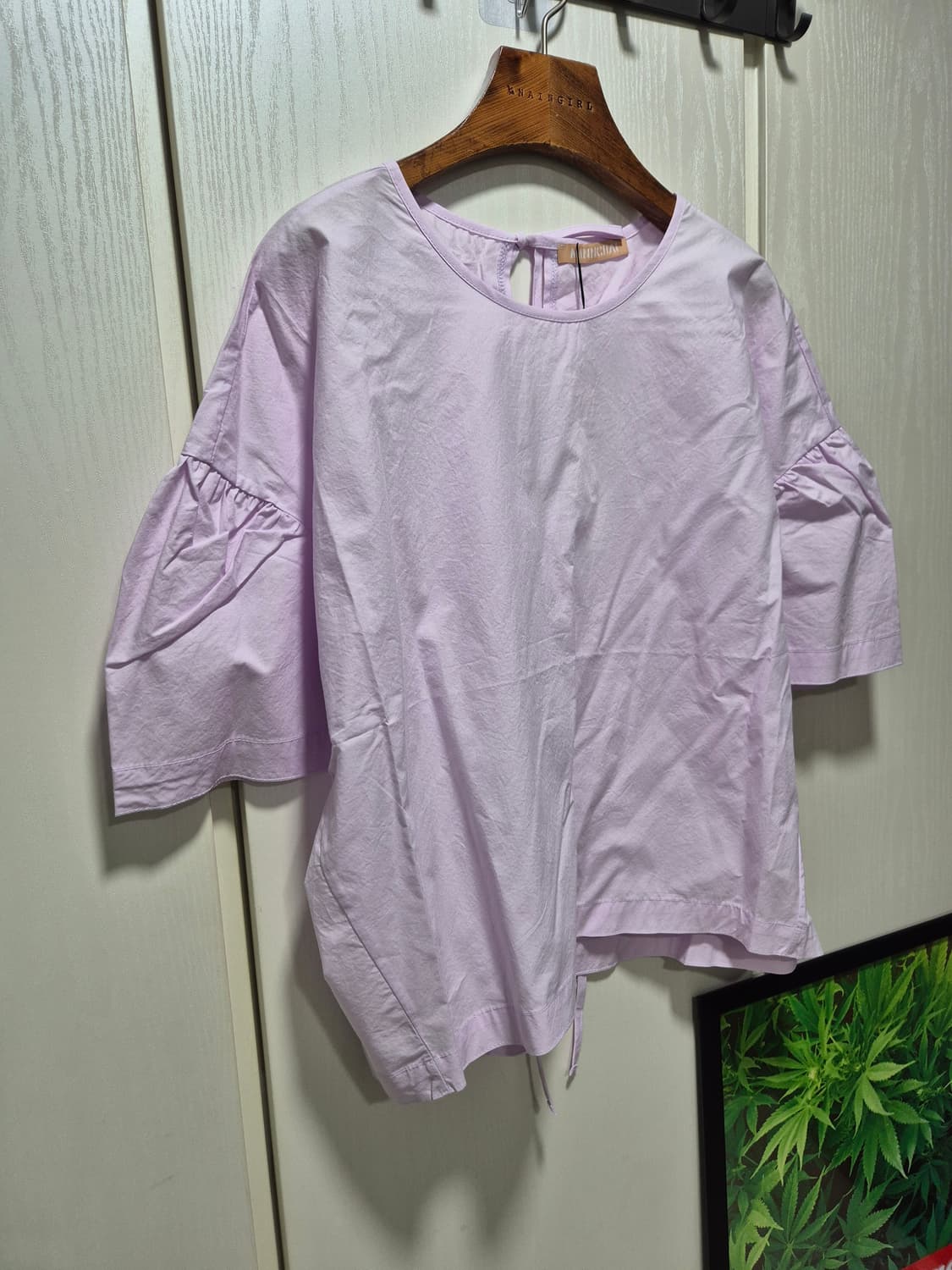 (타임세일)(새상품) 라벤더 퍼프 블라우스 상품이미지2