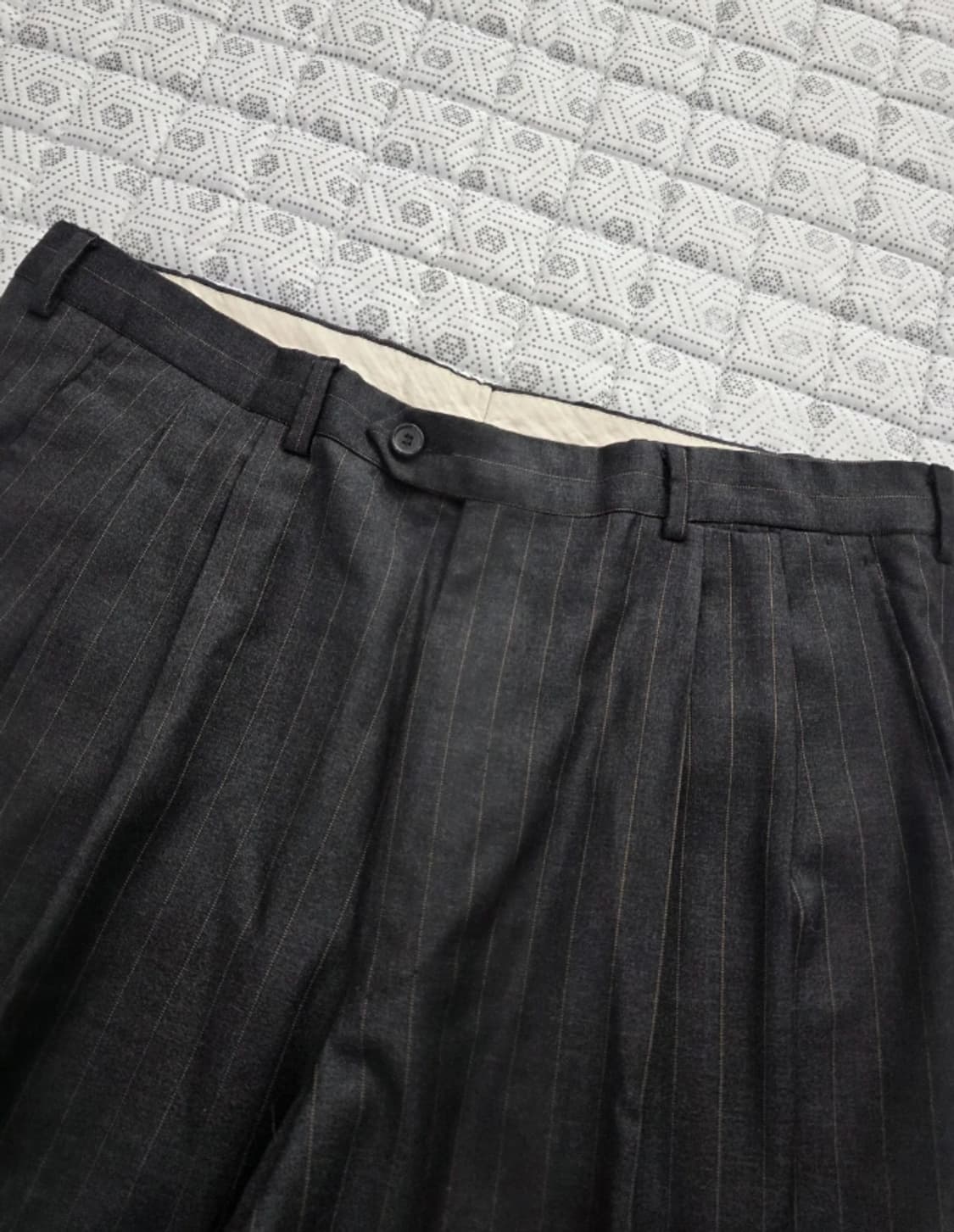 로로피아나 남성 스트라이프 정장 셋업 52R 상품이미지7