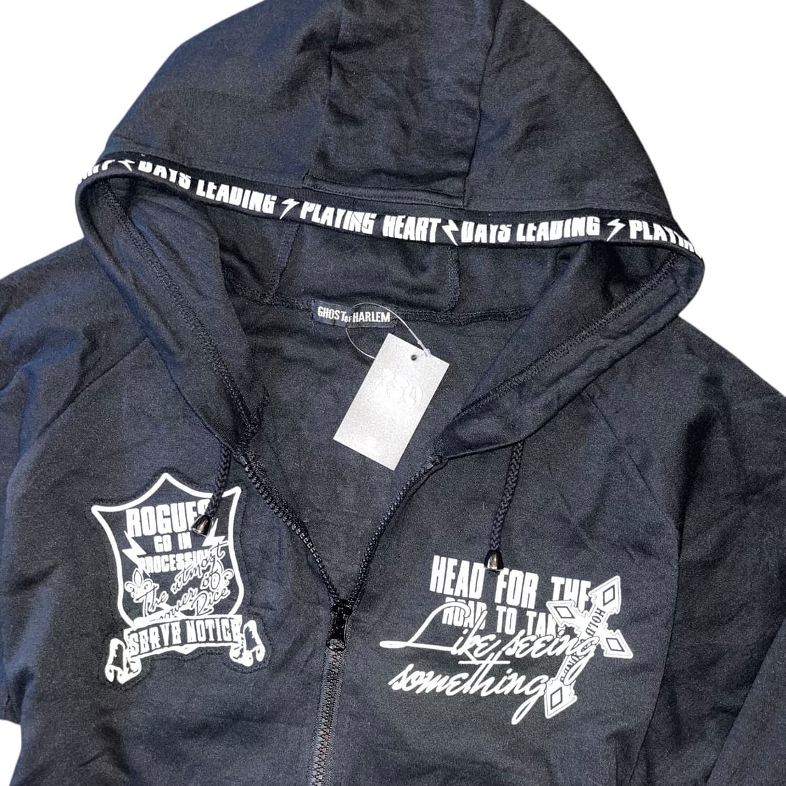 ghost of harlem 고스트오브할렘 투웨이 후드집업 펑크 y2k 상품이미지4