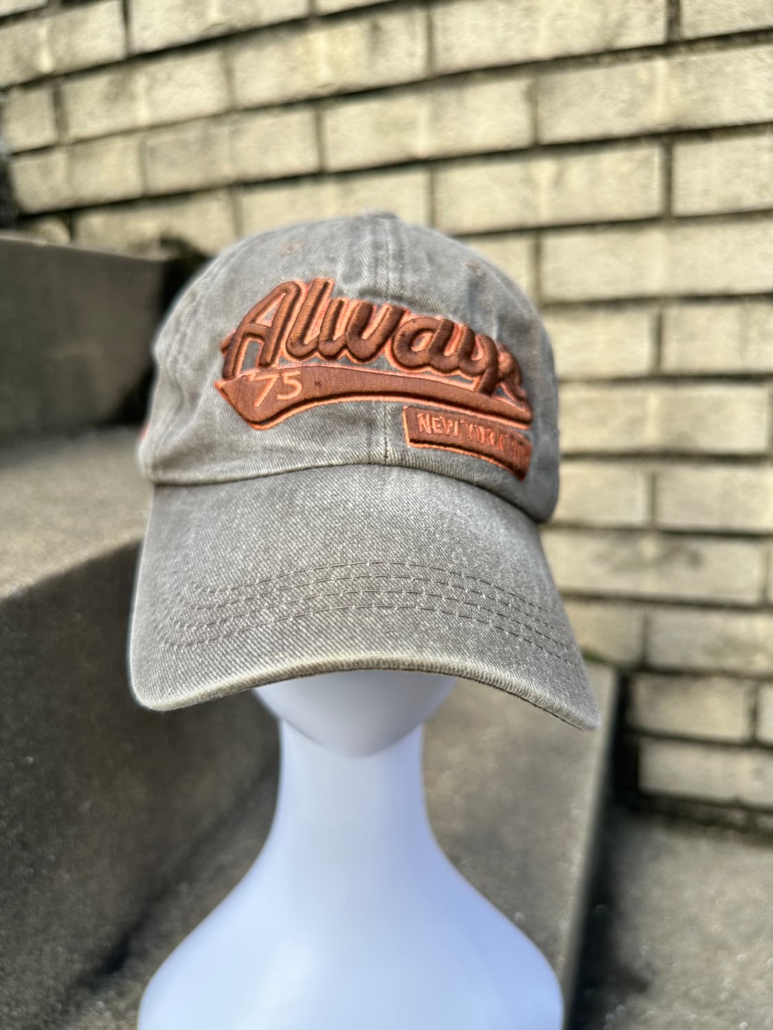 None vintage “always” washed cap 상품이미지6