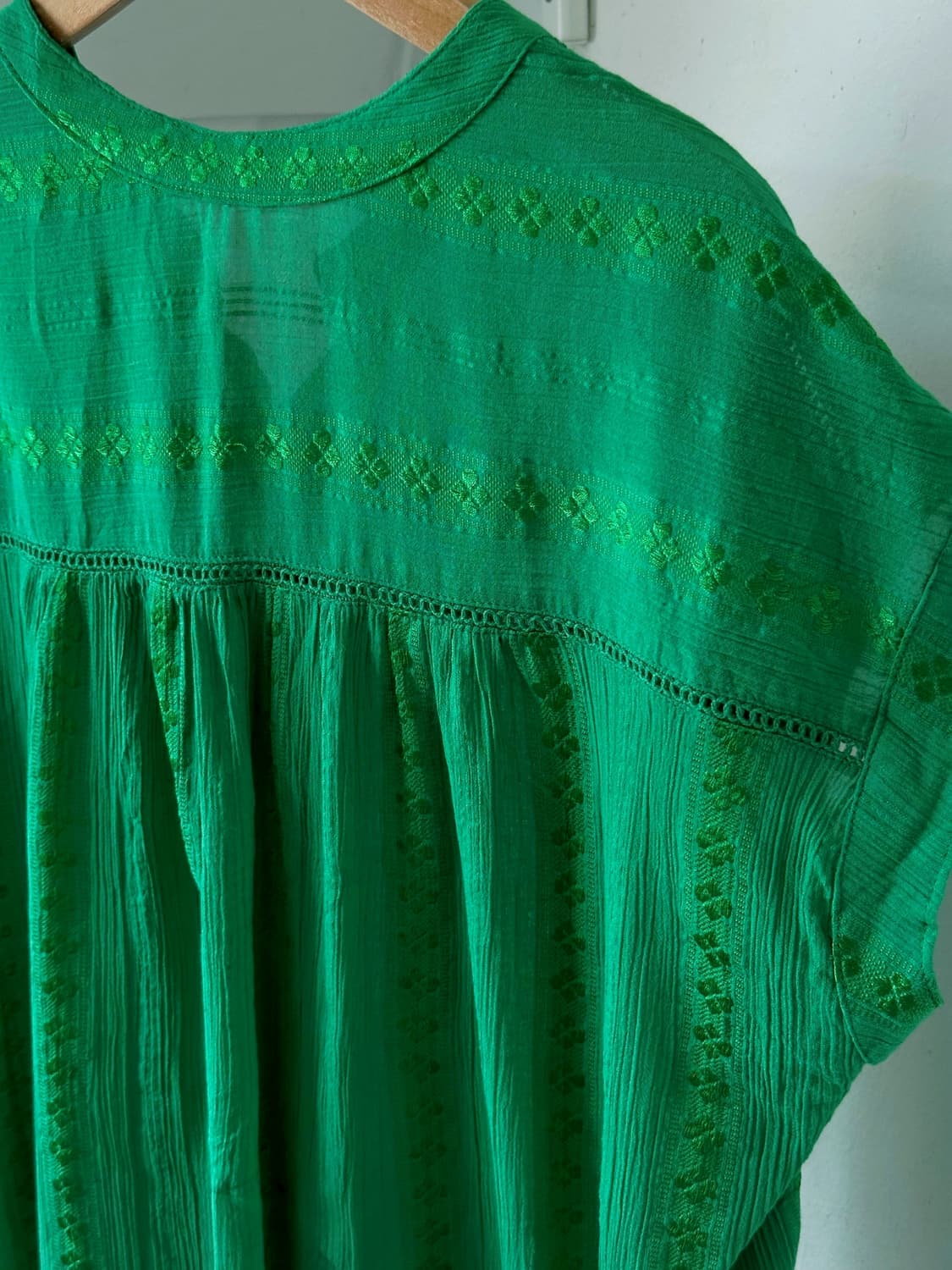 Natural volume fabric design wide top 상품이미지7