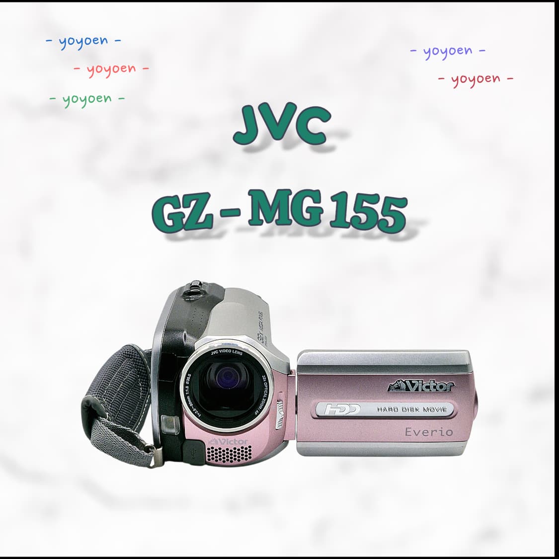 JVC GZ-MG155 빈티지 핑크 캠코더 상품이미지1
