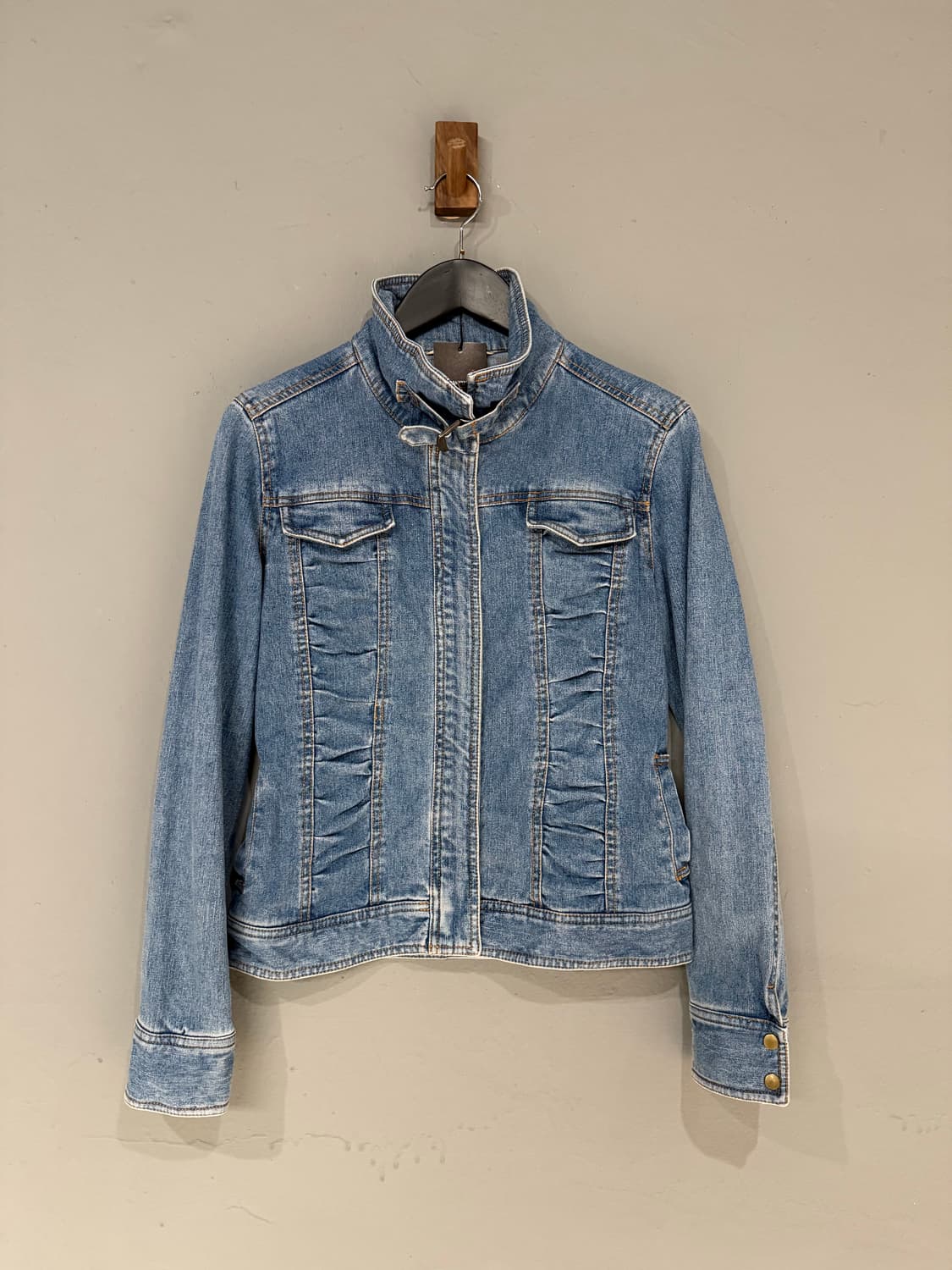 Buckle point shirring 2-way jacket 상품이미지5