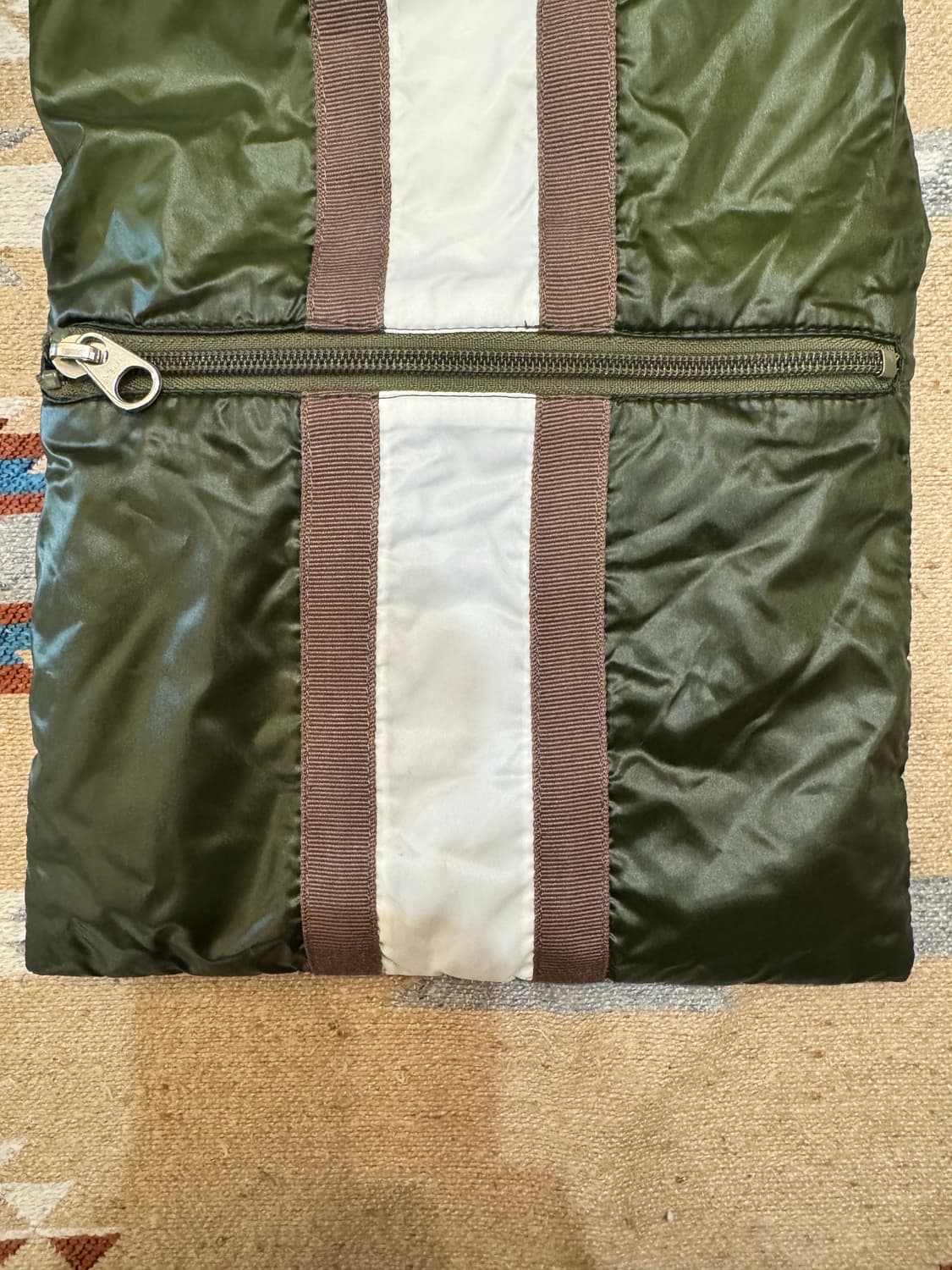 [OS] 비즈빔 패커블 머플러 올리브 상품이미지5