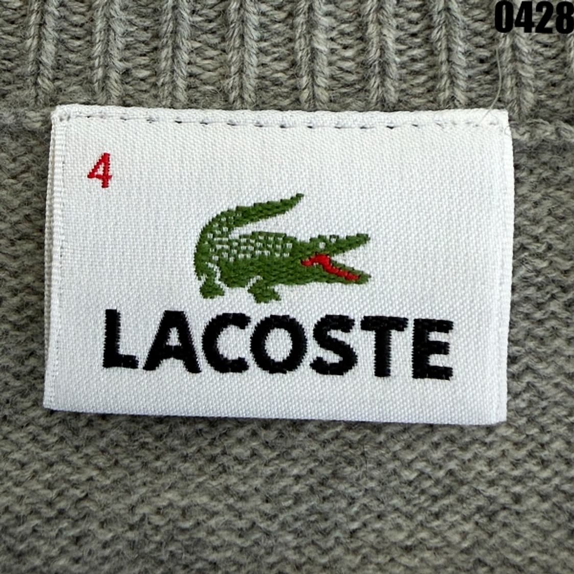 라코스테 그레이 울 니트 스웨터 4 0428 상품이미지4