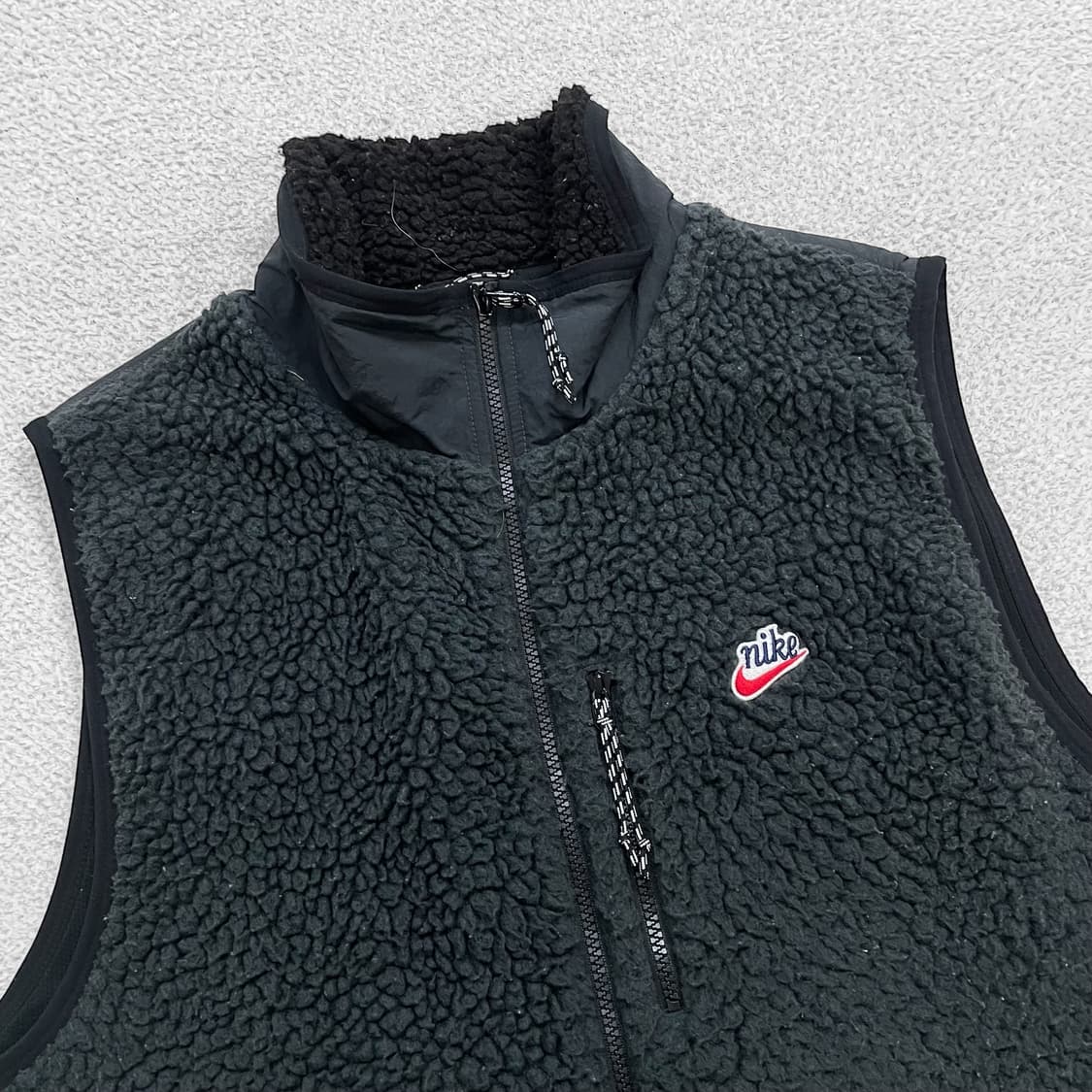 나이키 헤리티지 스우시 쉐르파 후리스 베스트 조끼 자켓 상품이미지2