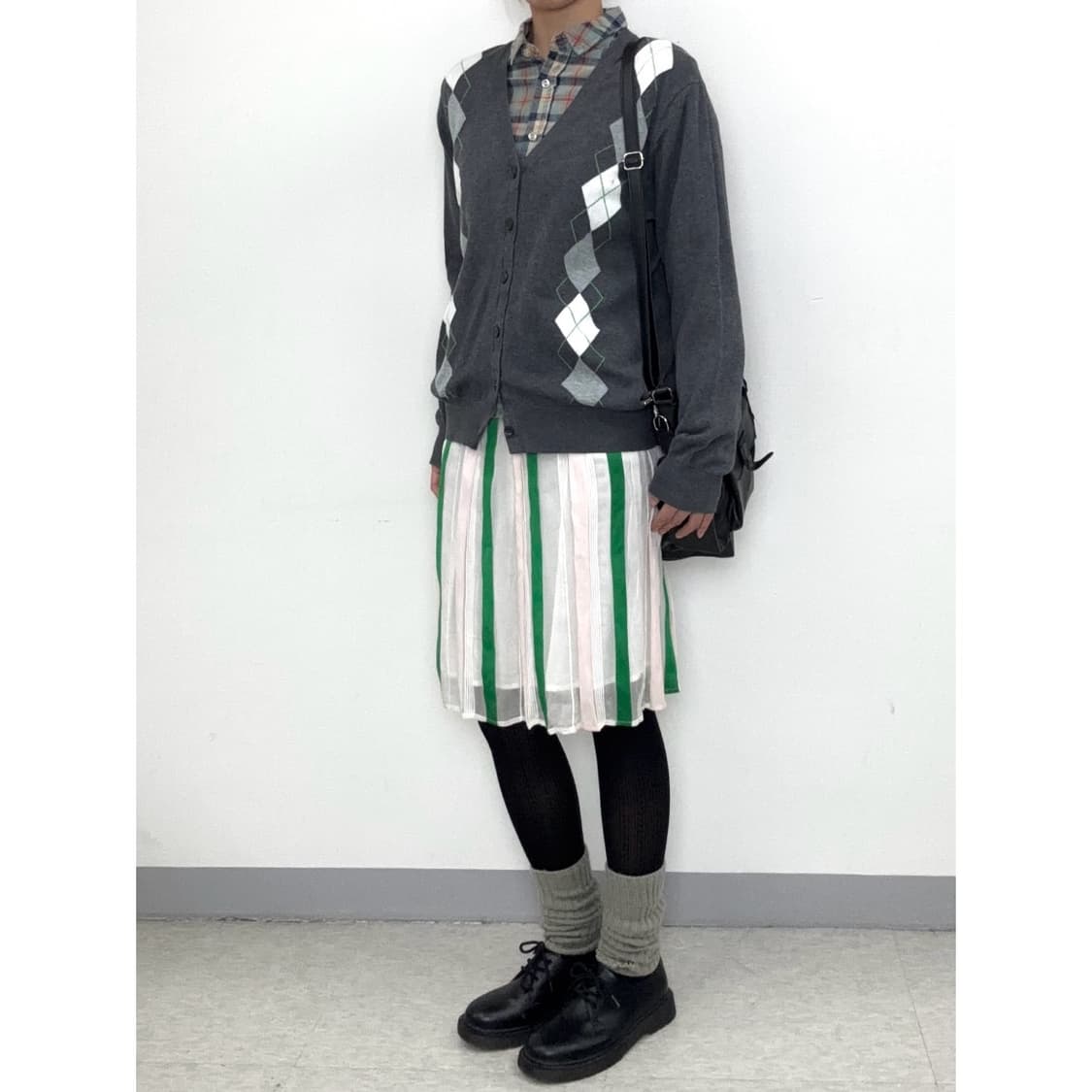 빈티지 스트라이프 스커트 상품이미지2