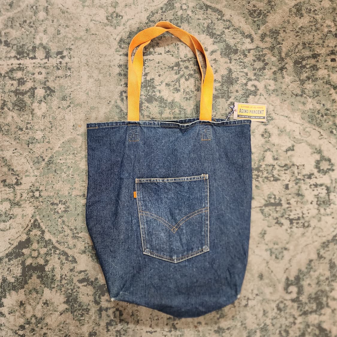리바이스 오렌지탭 커스텀 데님토트백 상품이미지2
