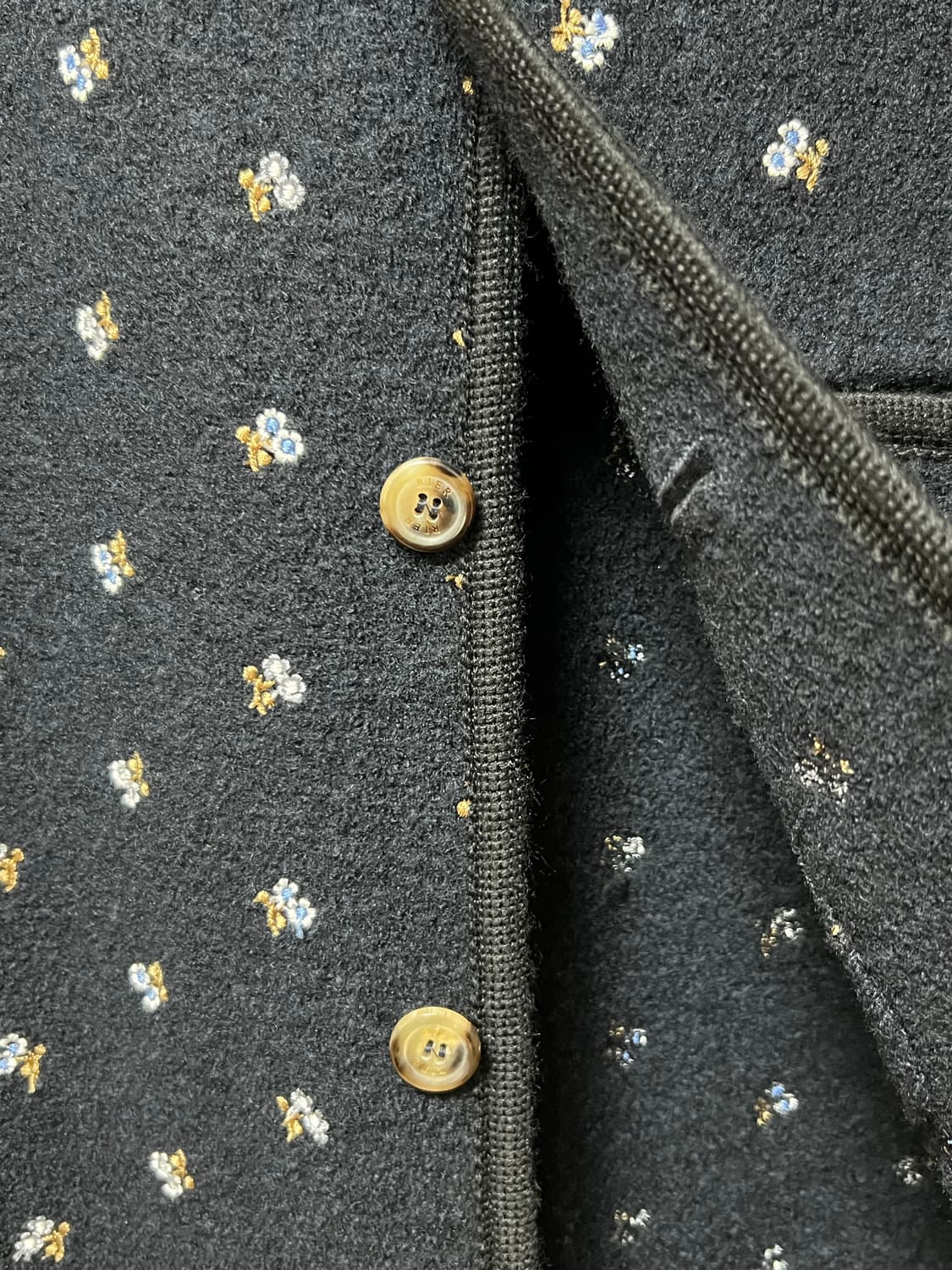 Rier 워커 자켓 플라워 블랙 walker jacket flowers 상품이미지9