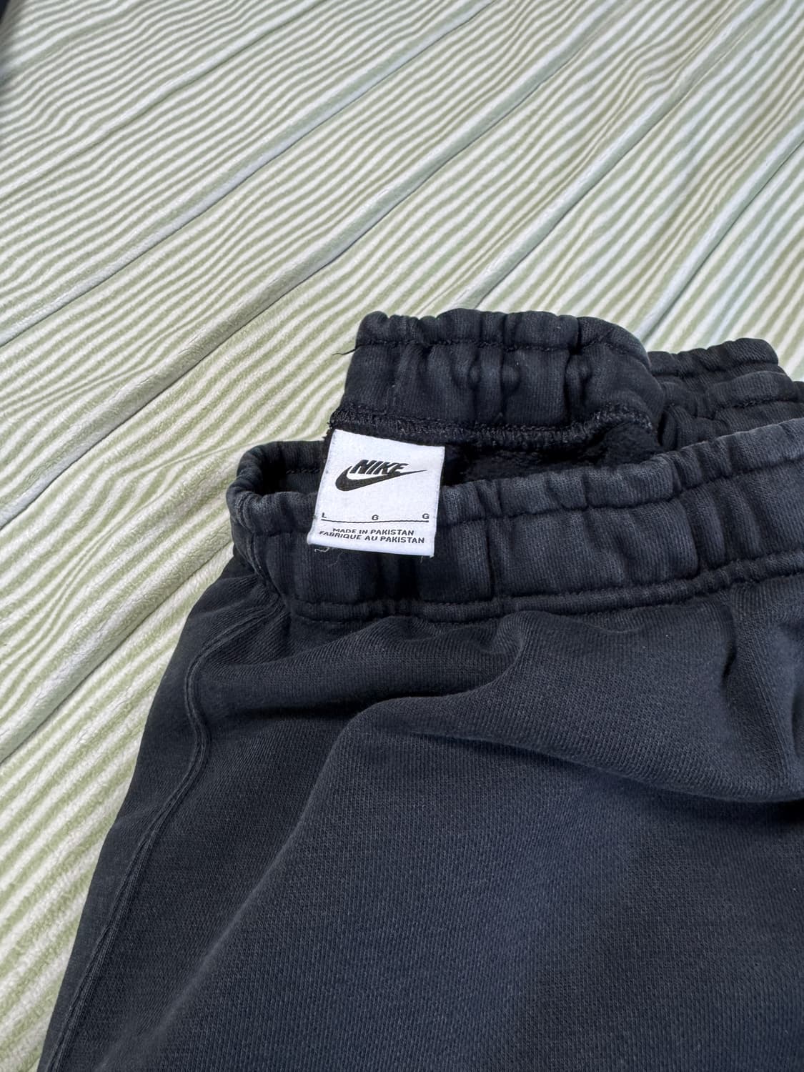 나이키 x 스투시 NRG 워시드 플리스 팬츠 블랙 상품이미지2