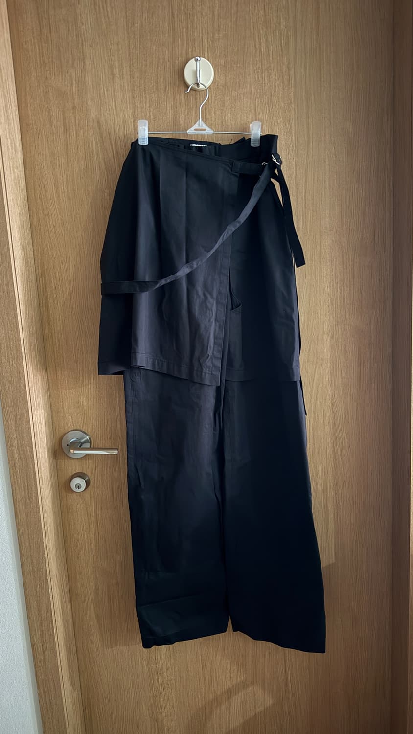 [1] 혜인서 랩 스커트 와이드 팬츠 상품이미지1