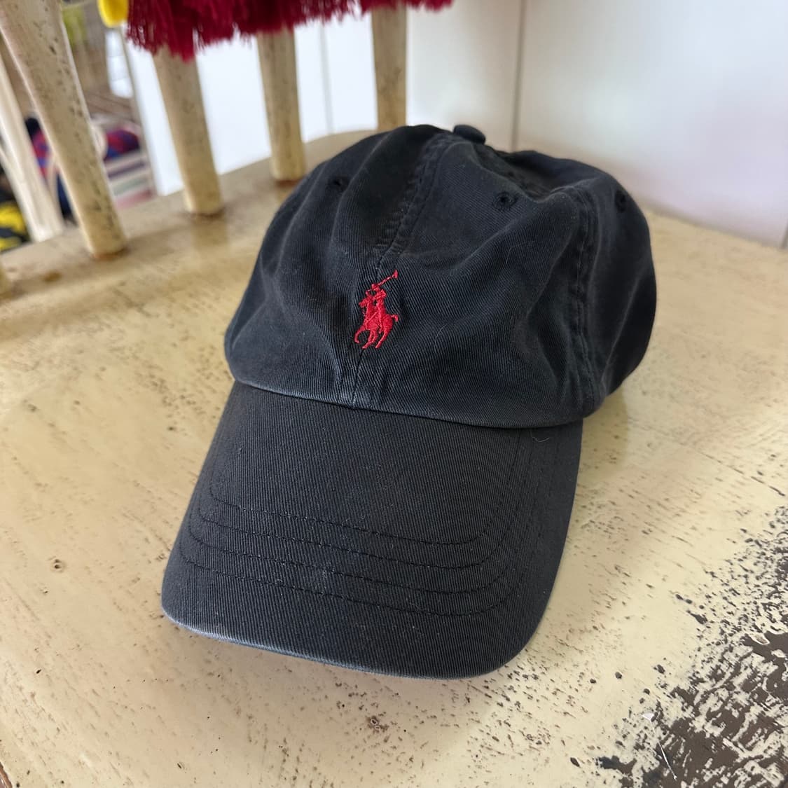 빈티지 폴로 볼캡 블랙 상품이미지1