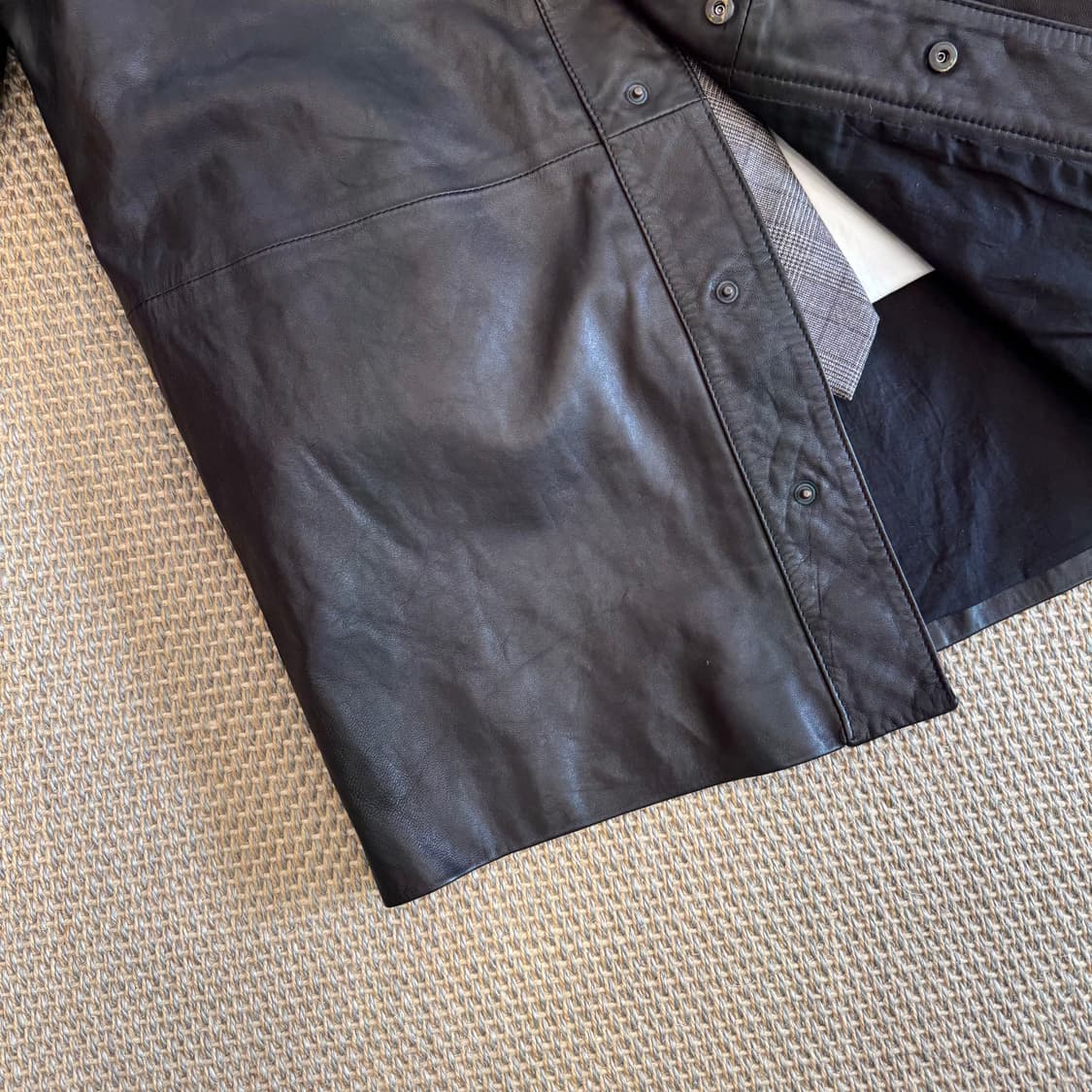 Marcelo Burlon 이탈리아 최상급 양가죽 베이스볼 자켓 셔츠 상품이미지6