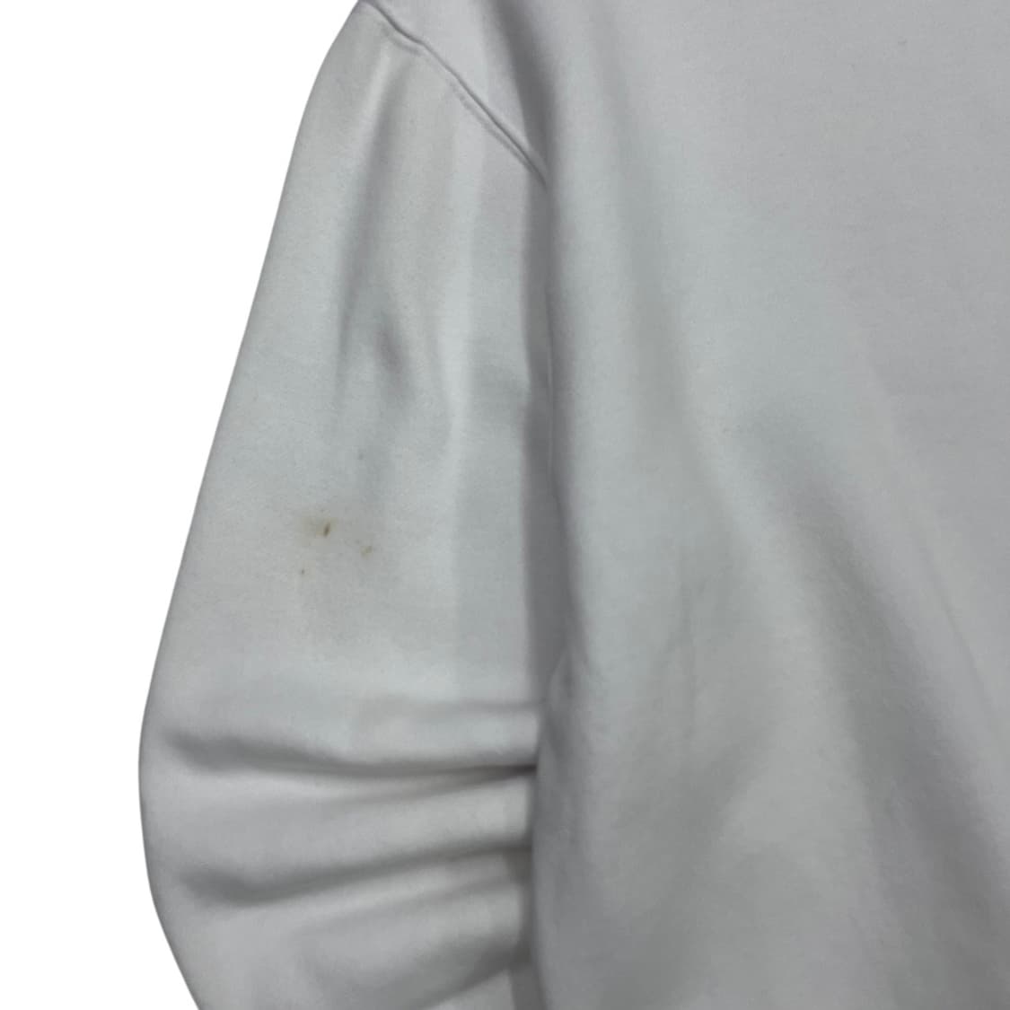 스투시 백로고 화이트 맨투맨 L 상품이미지4