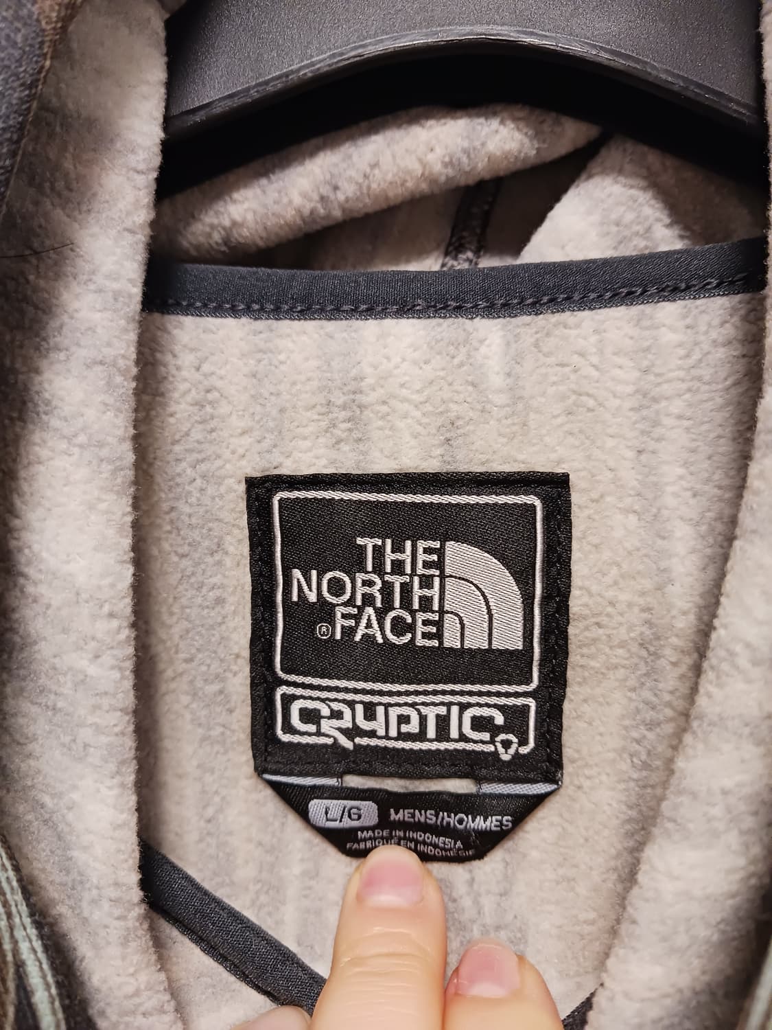 노스페이스 크림틱 기모후드티 상품이미지4