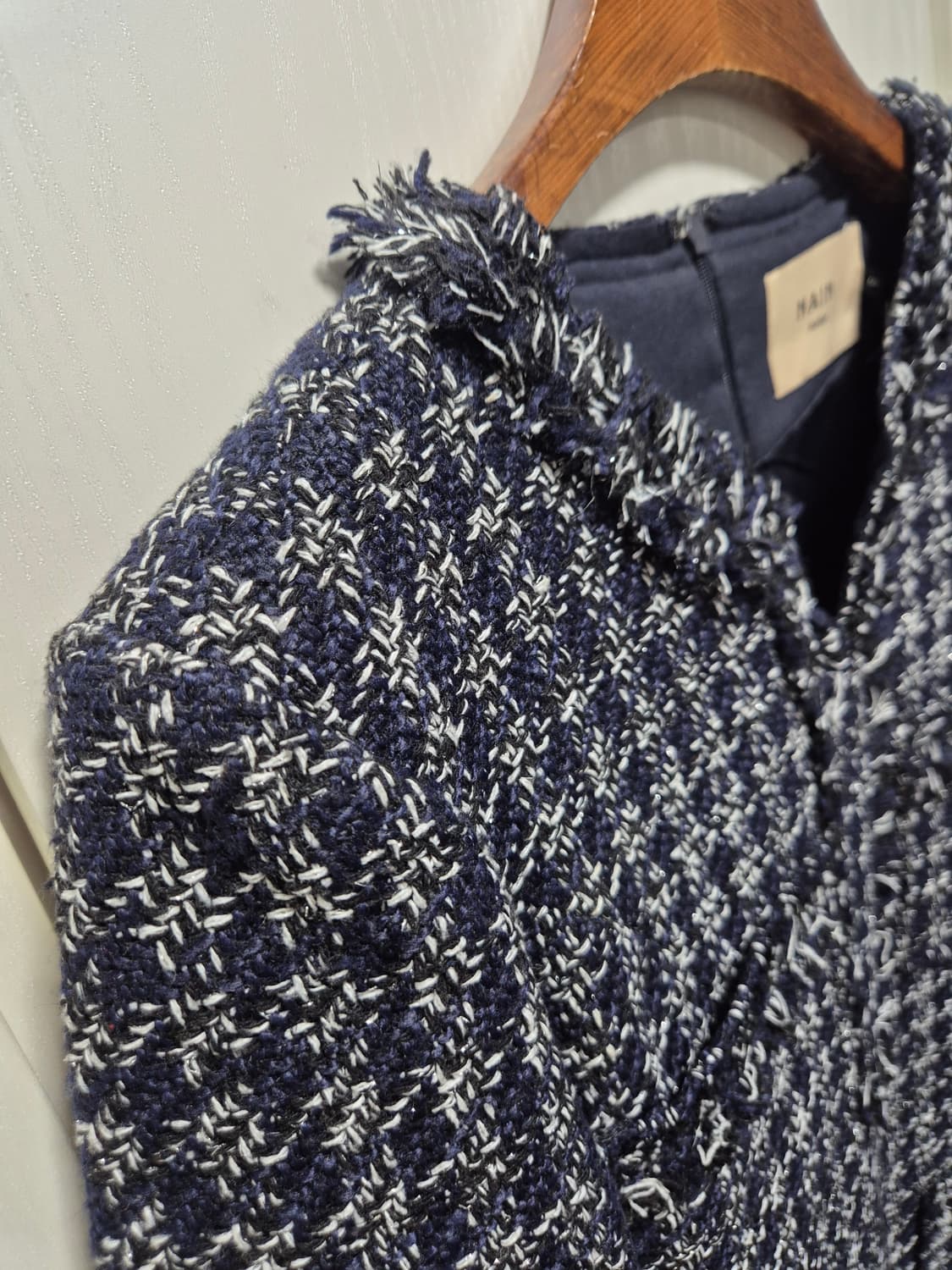 (세일)(새상품)NAIN 네이비 트위드 원피스 상품이미지7