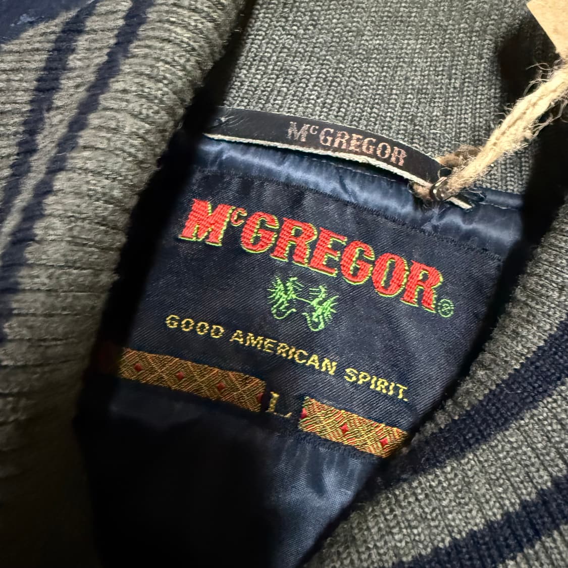 맥그리거 패치 바시티자켓 L 상품이미지5