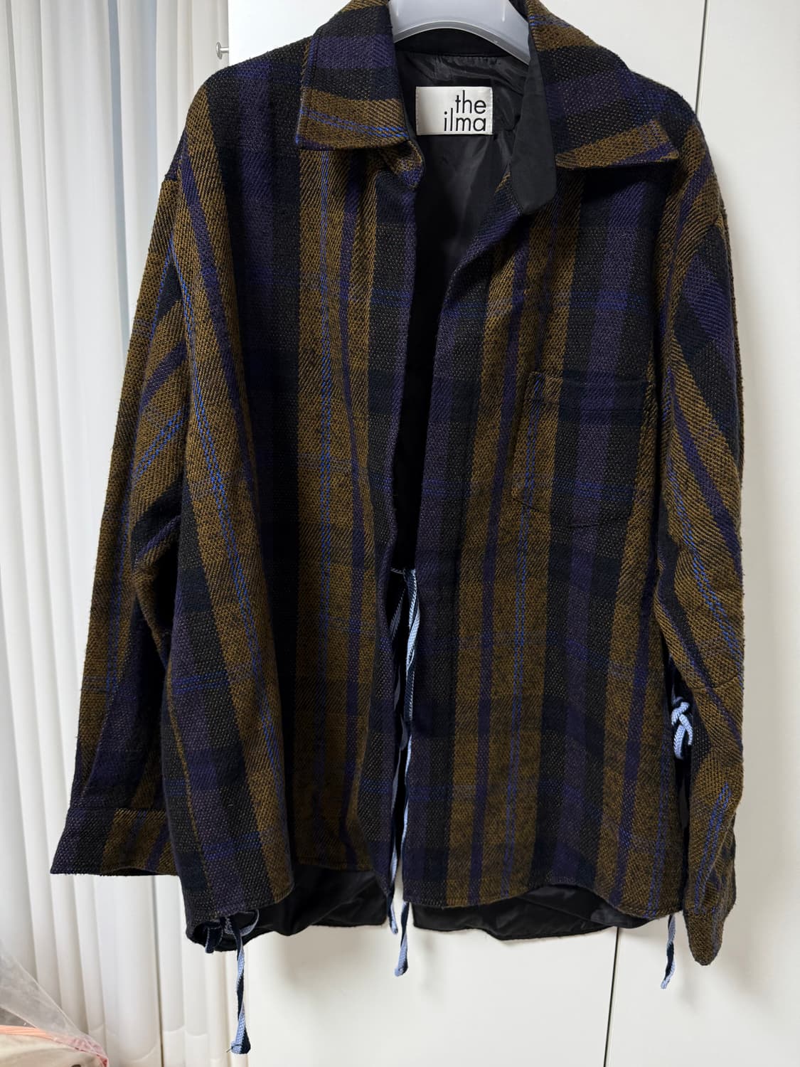 더일마 낙서 백프린팅 셔츠 상품이미지1