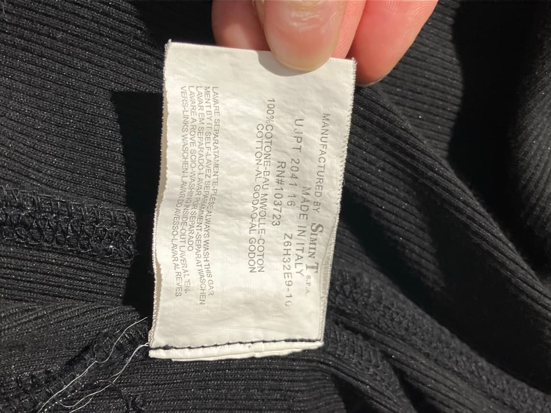 Armani Jeans 빅 로고 패치 골지 투웨이 집업 자켓 M 상품이미지9