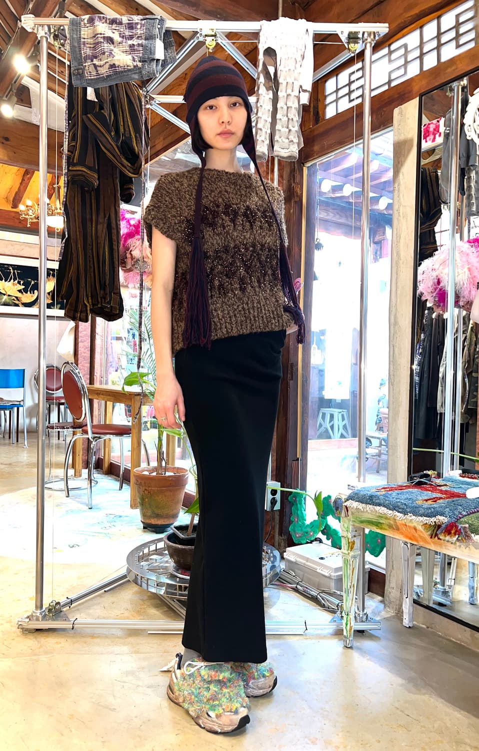 Roberto Collina metallic threading knit 상품이미지3