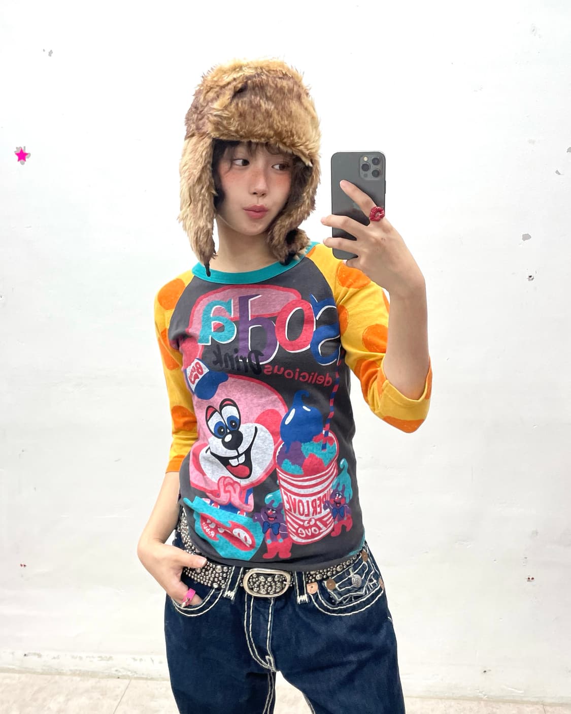 Brown fur big trapper hat 상품이미지8