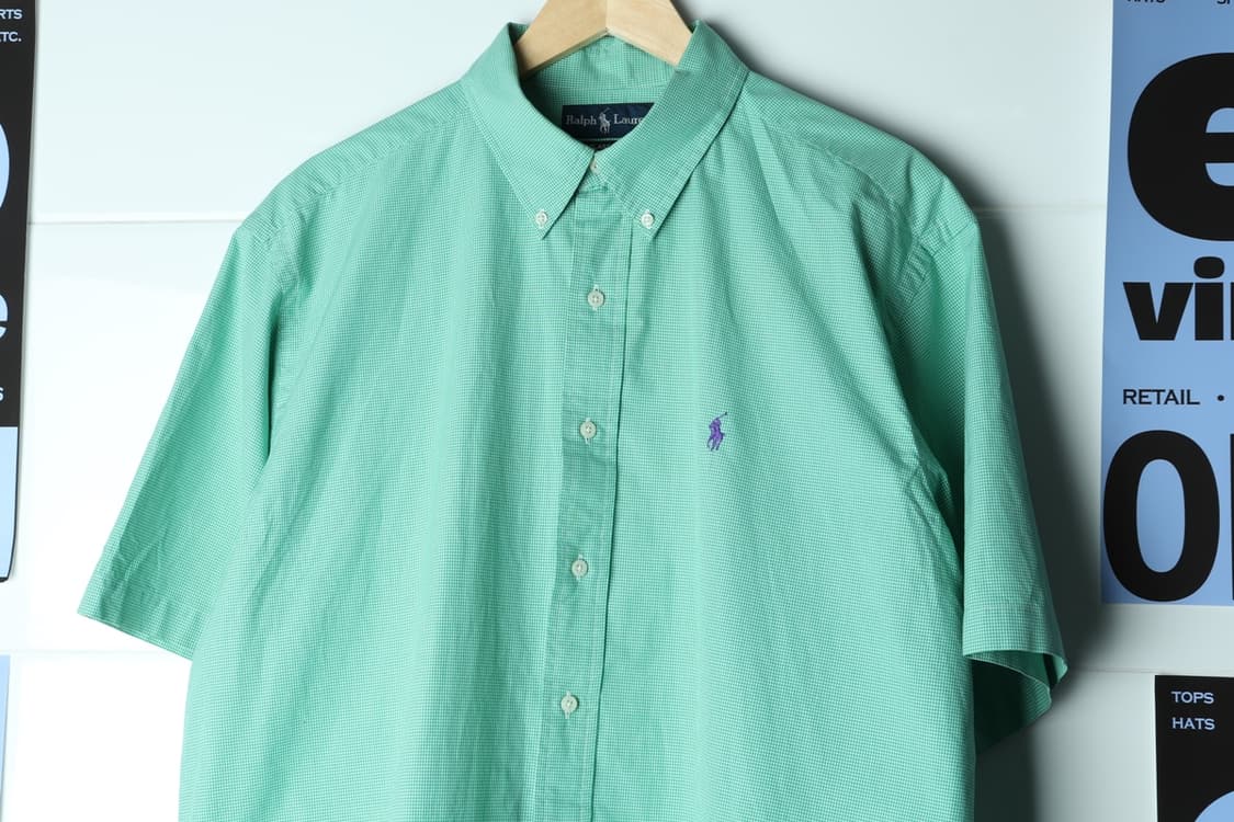 (XL-2XL) 폴로 랄프로렌 반팔 카라 티셔츠 UAS 남방-H33301 상품이미지3