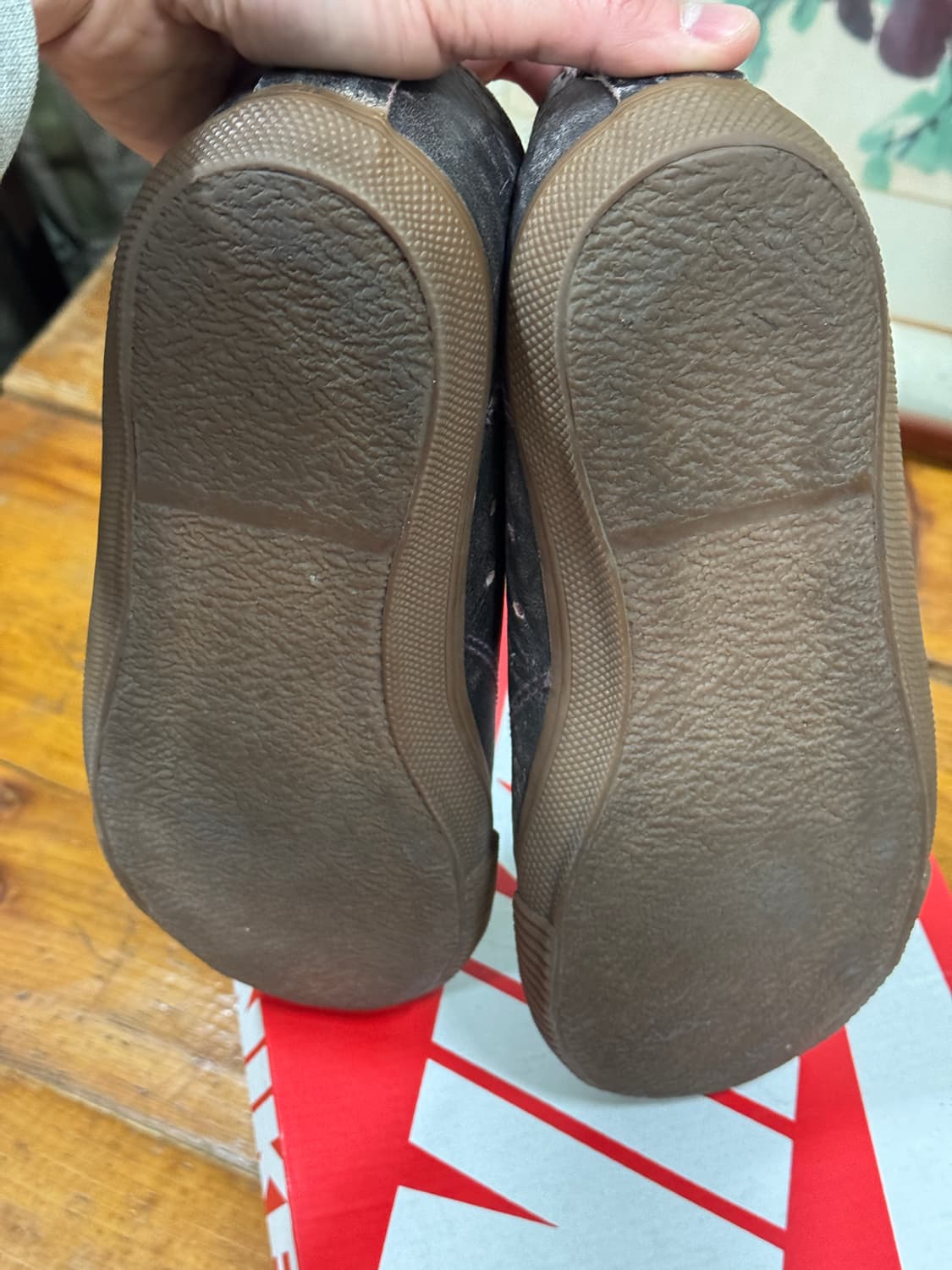 트레통 가죽 스니커즈 사이즈 270 UK8 상품이미지6