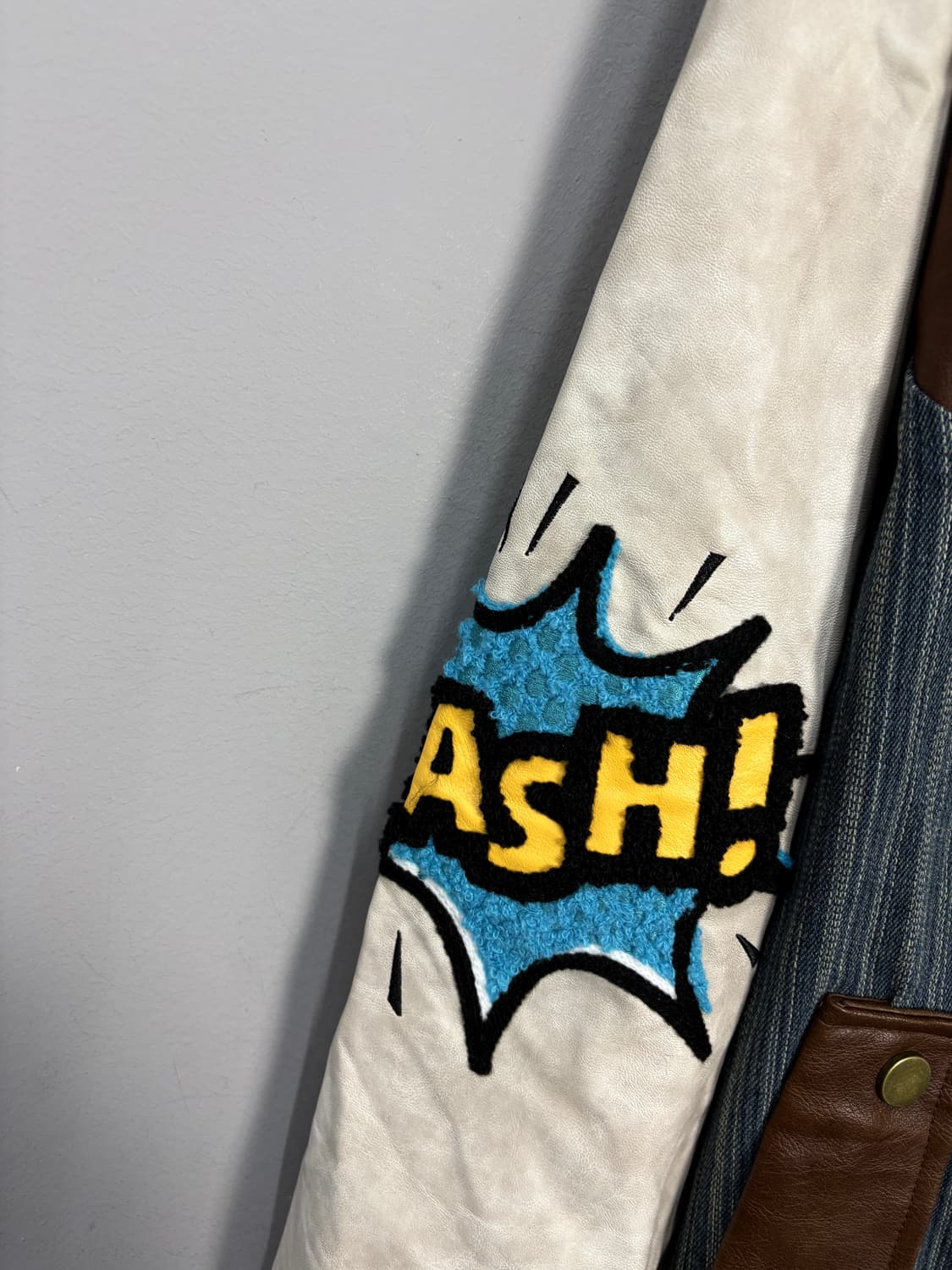 빈티지 베티붑 패치 데님 바시티 자켓 A3527 상품이미지5