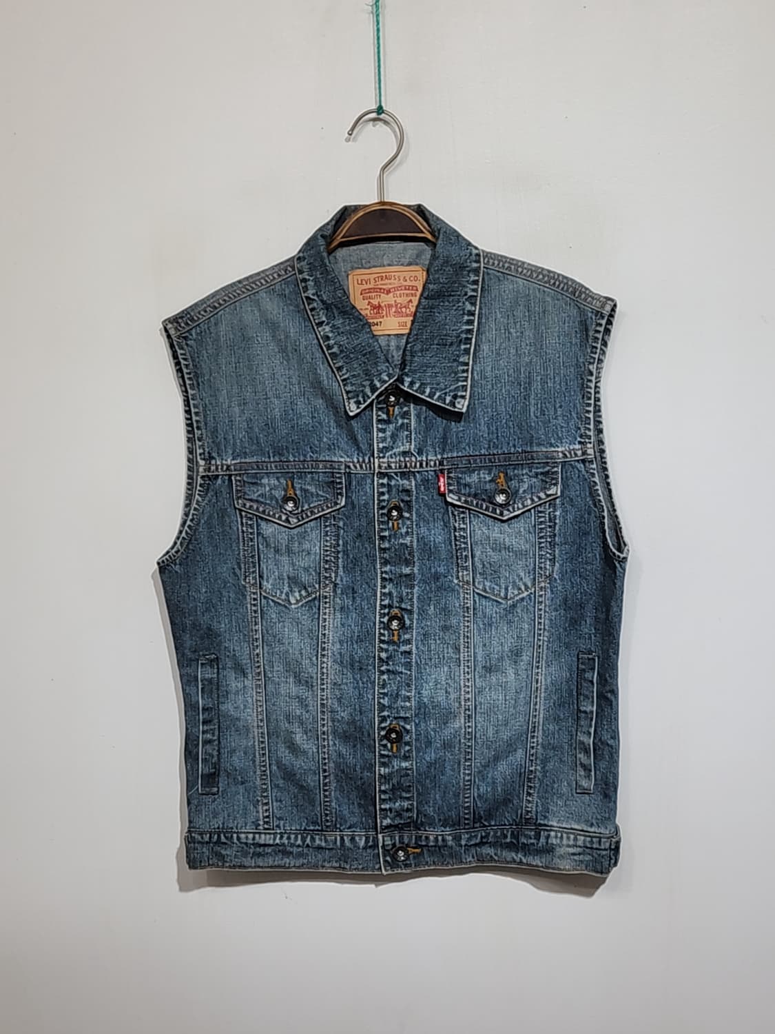 (95) 리바이스 청조끼 레드탭 데님 베스트  상품이미지1
