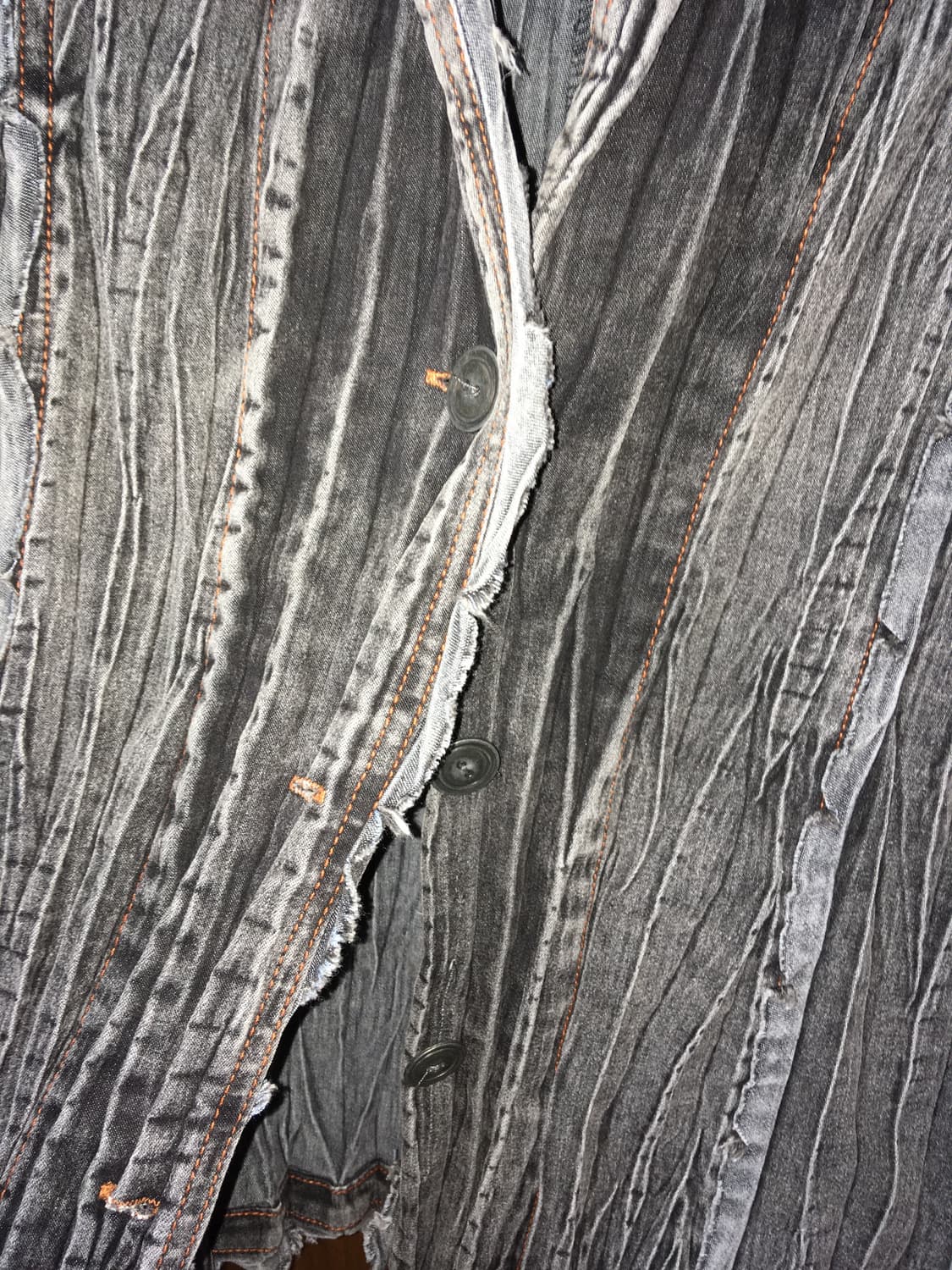 링클 워싱 데님 자켓 상품이미지7