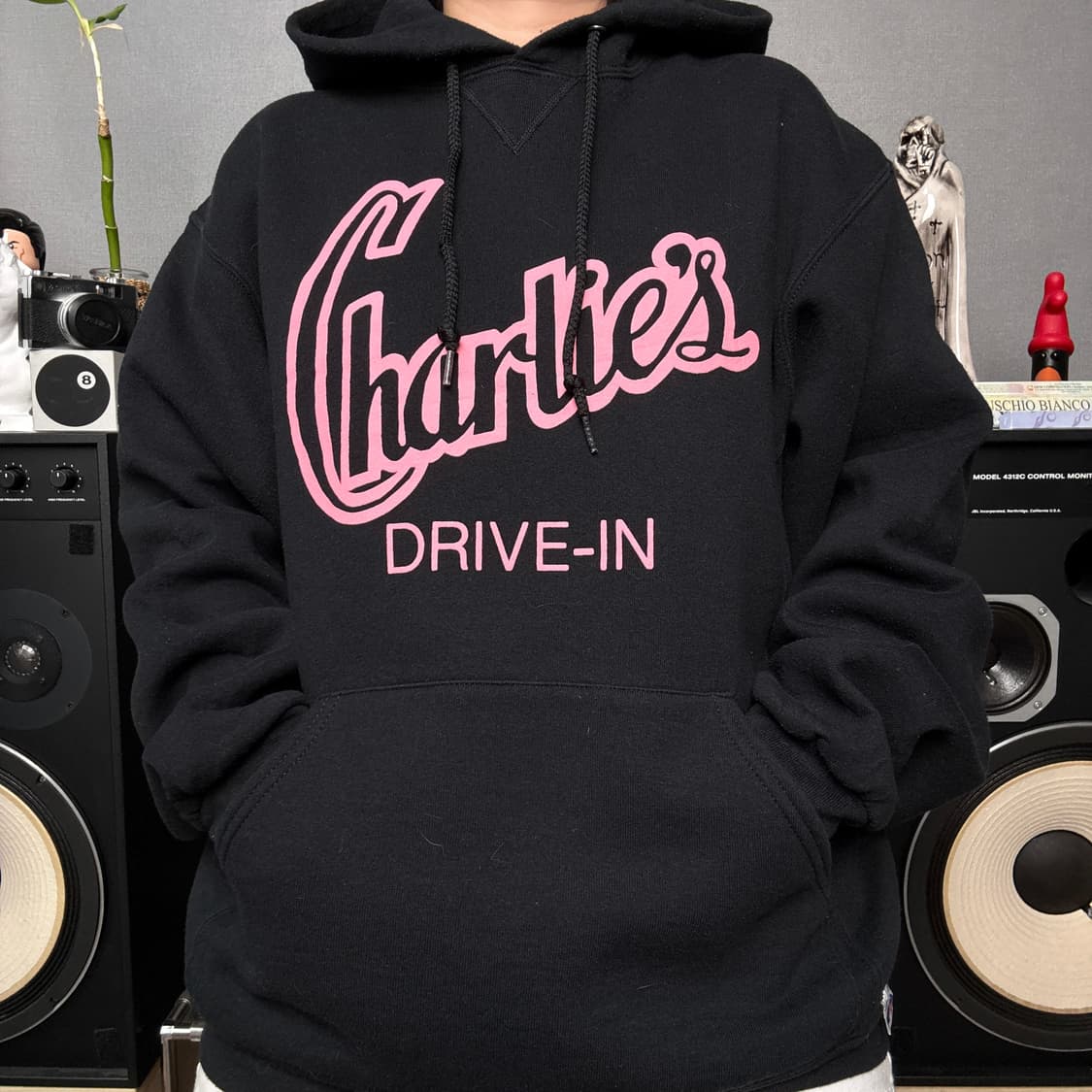 러셀애슬레틱 블랙후드티 상품이미지1