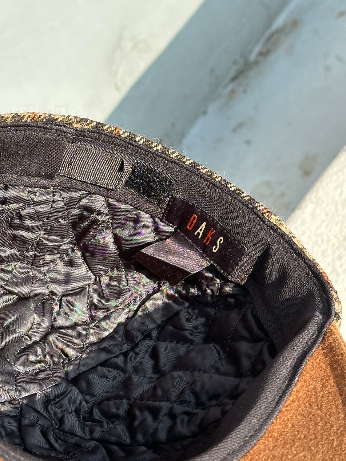 [M-L] 닥스 멀티체크 헌팅캡 모자 상품이미지6