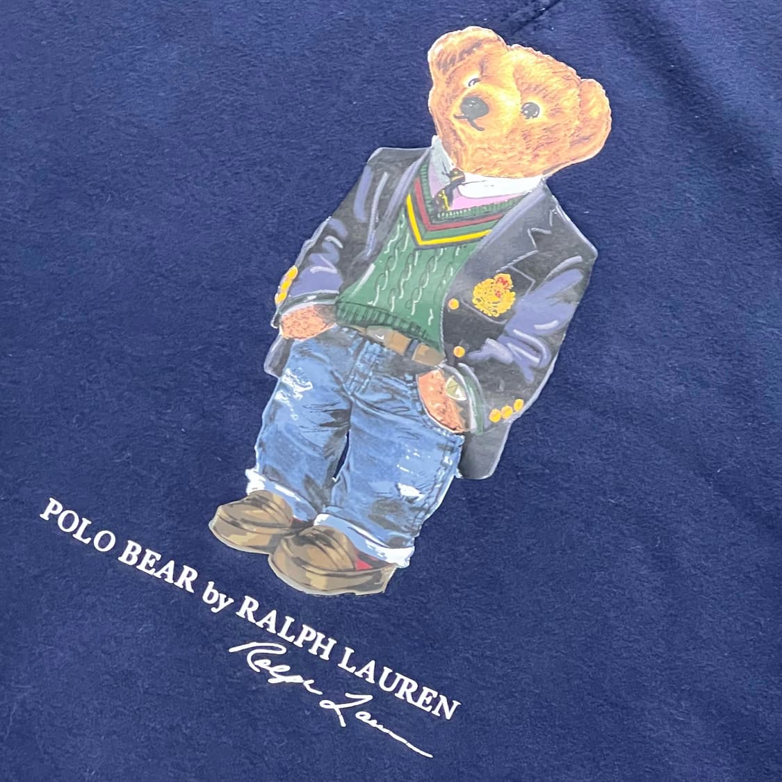 폴로 베어 네이비 맨투맨 상품이미지2