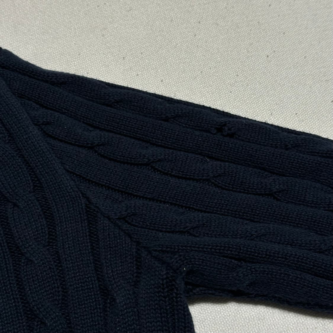 M 폴로랄프로렌 여성용 네이비 케이블 니트 상품이미지7