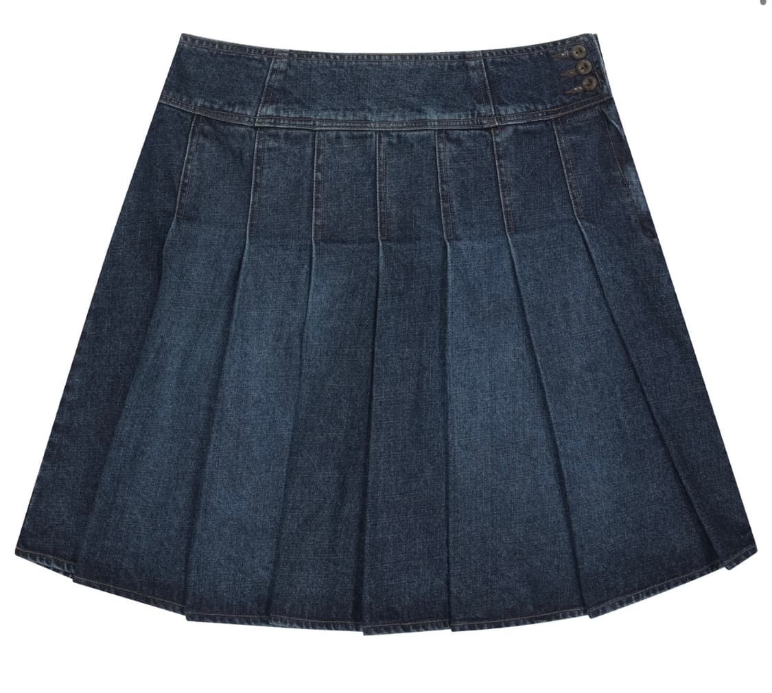 코이세이오 데님 플리츠 스커트 2사이즈 상품이미지1